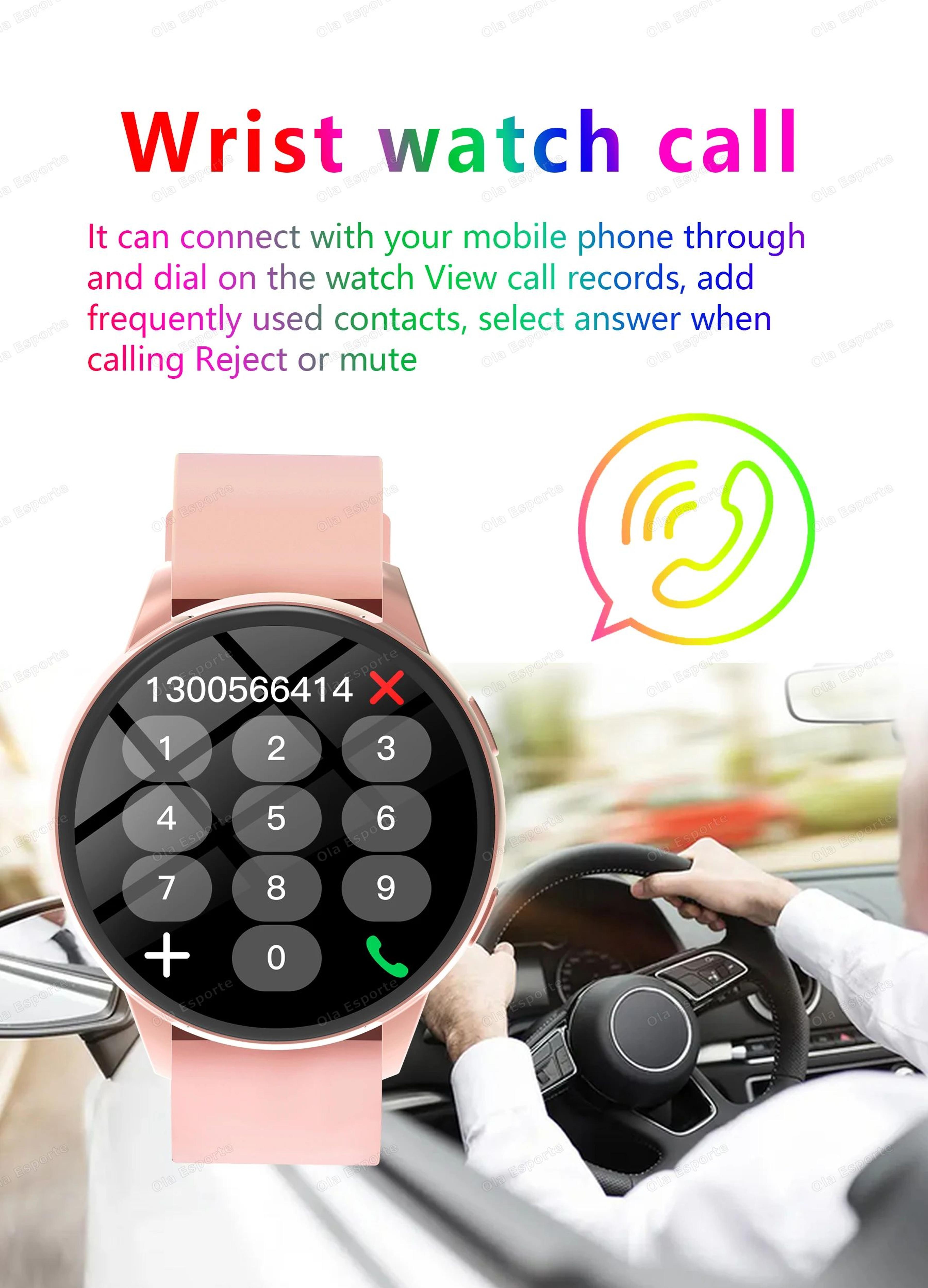 Bluetooth Calling Smart Watch Heart Rate Health Sport Tracker 8