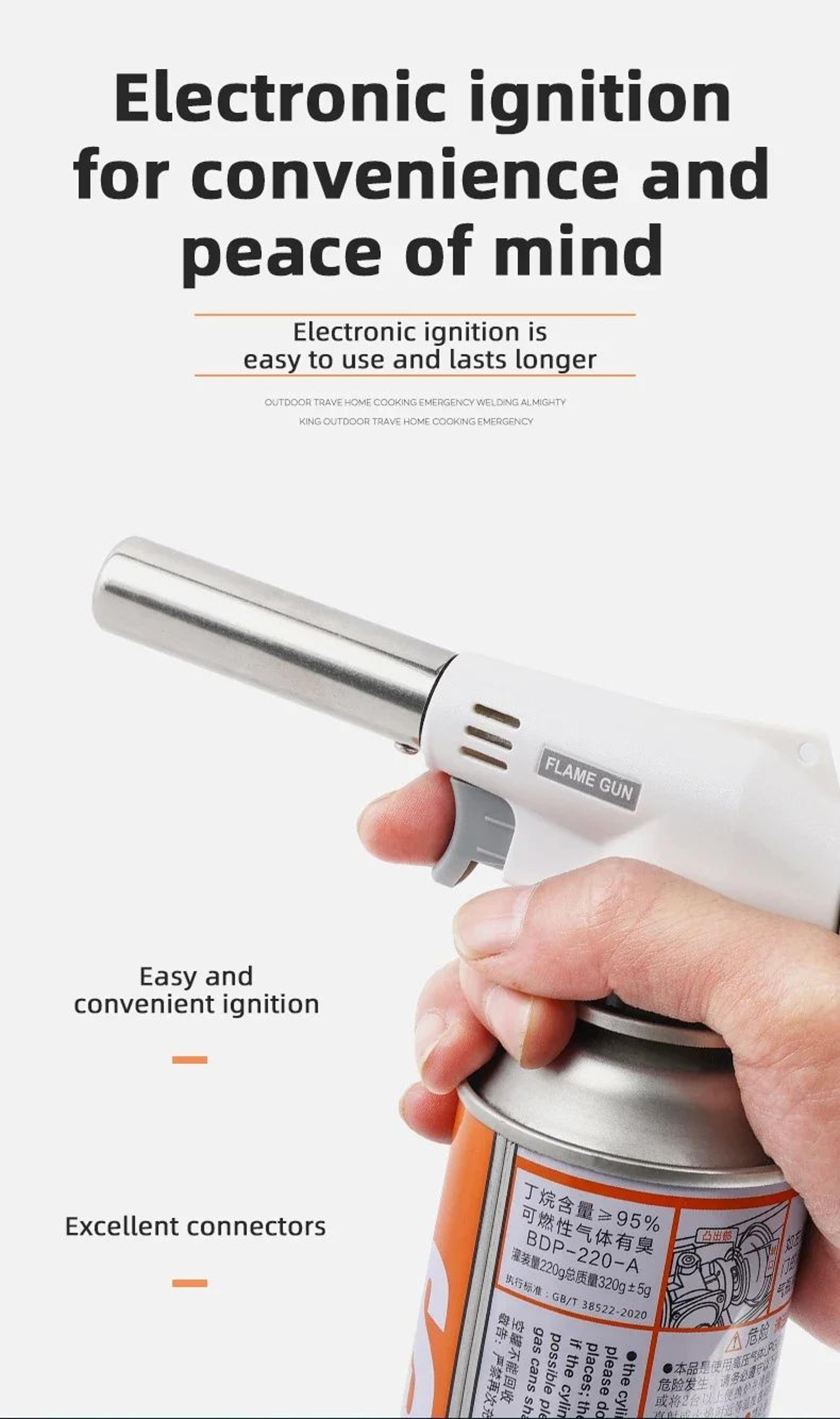 Butane Gas Torch With Auto Ignition 7