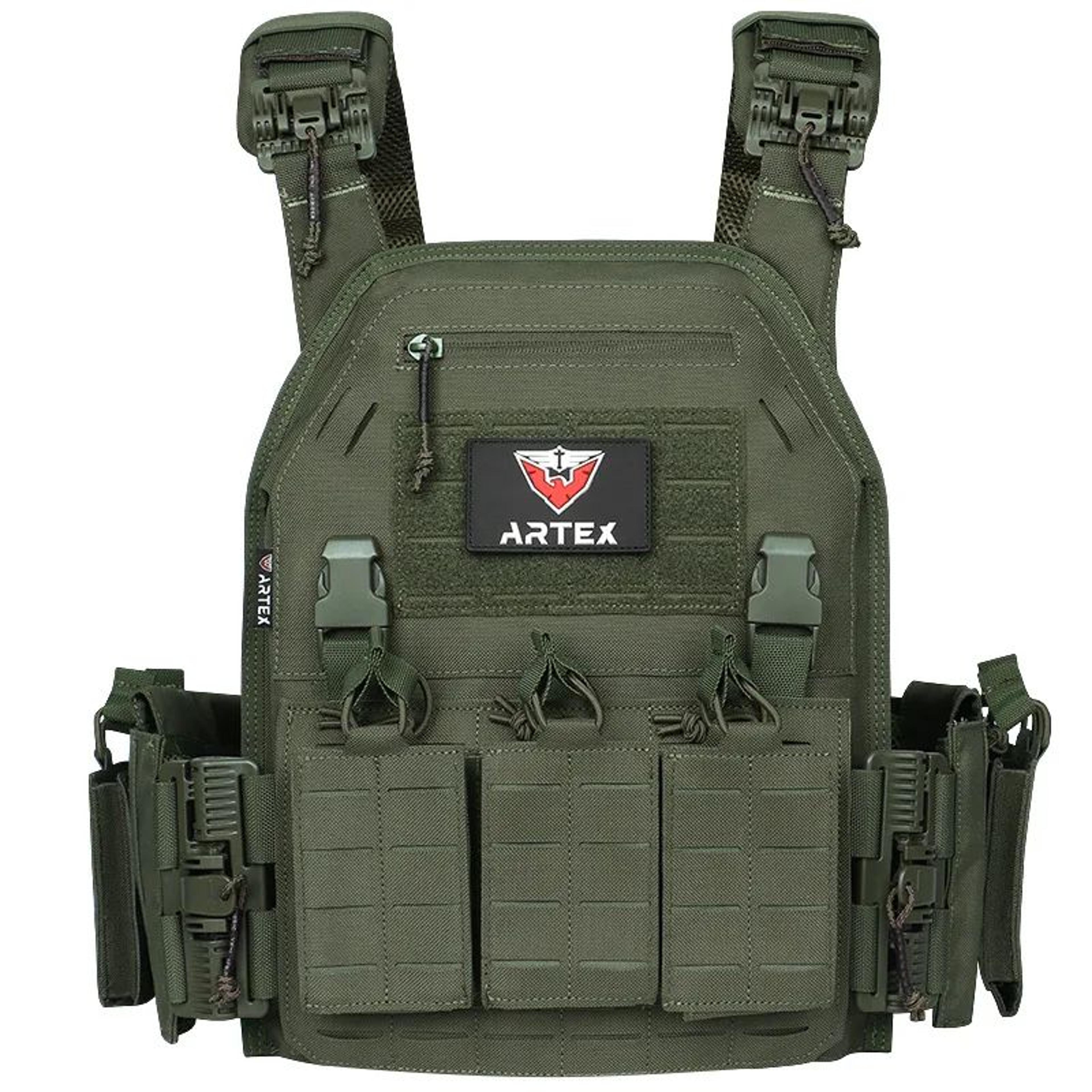 Ranger Green Tactical Plate Carrier Vest 14