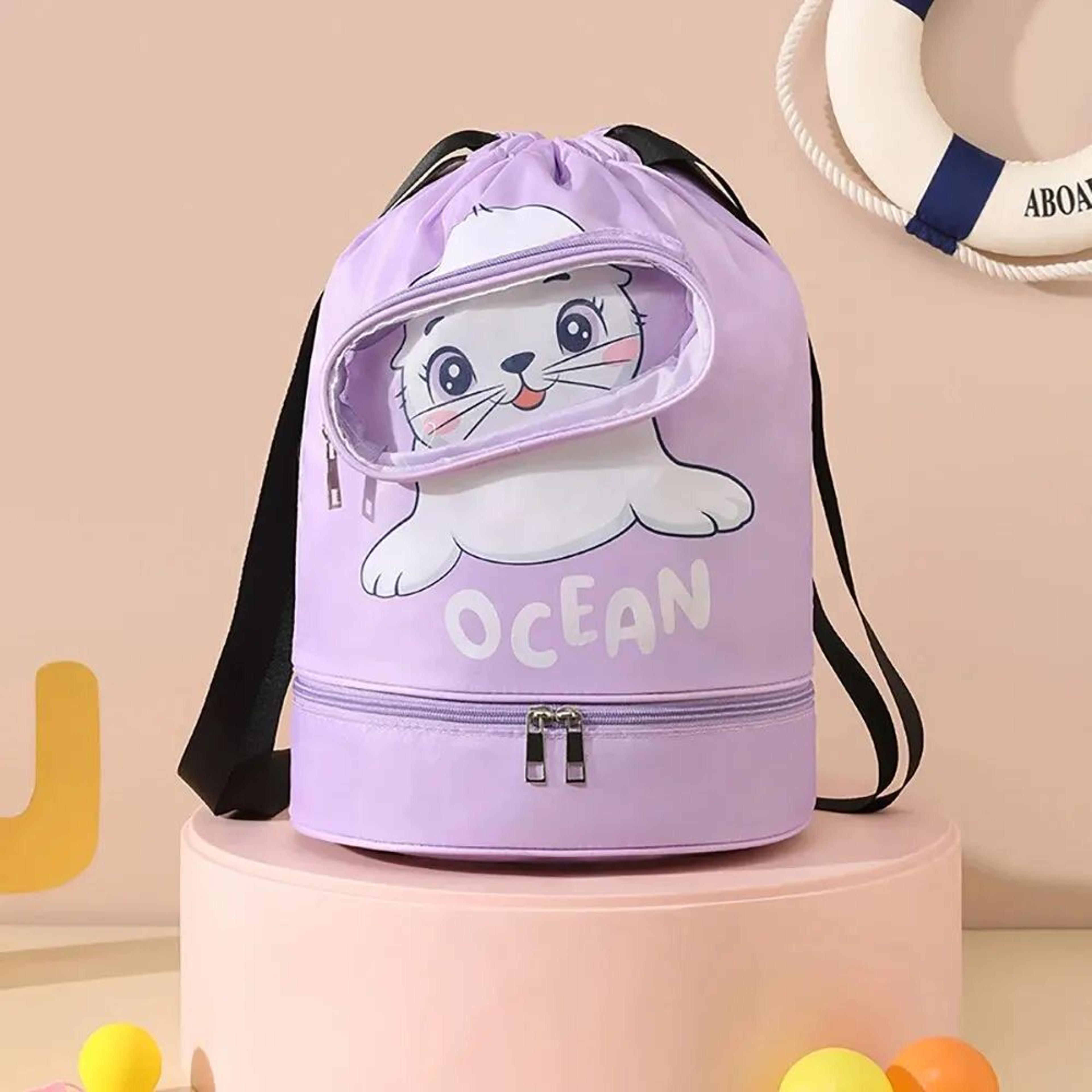 Cartoon Dry Wet Swimming Backpack 1