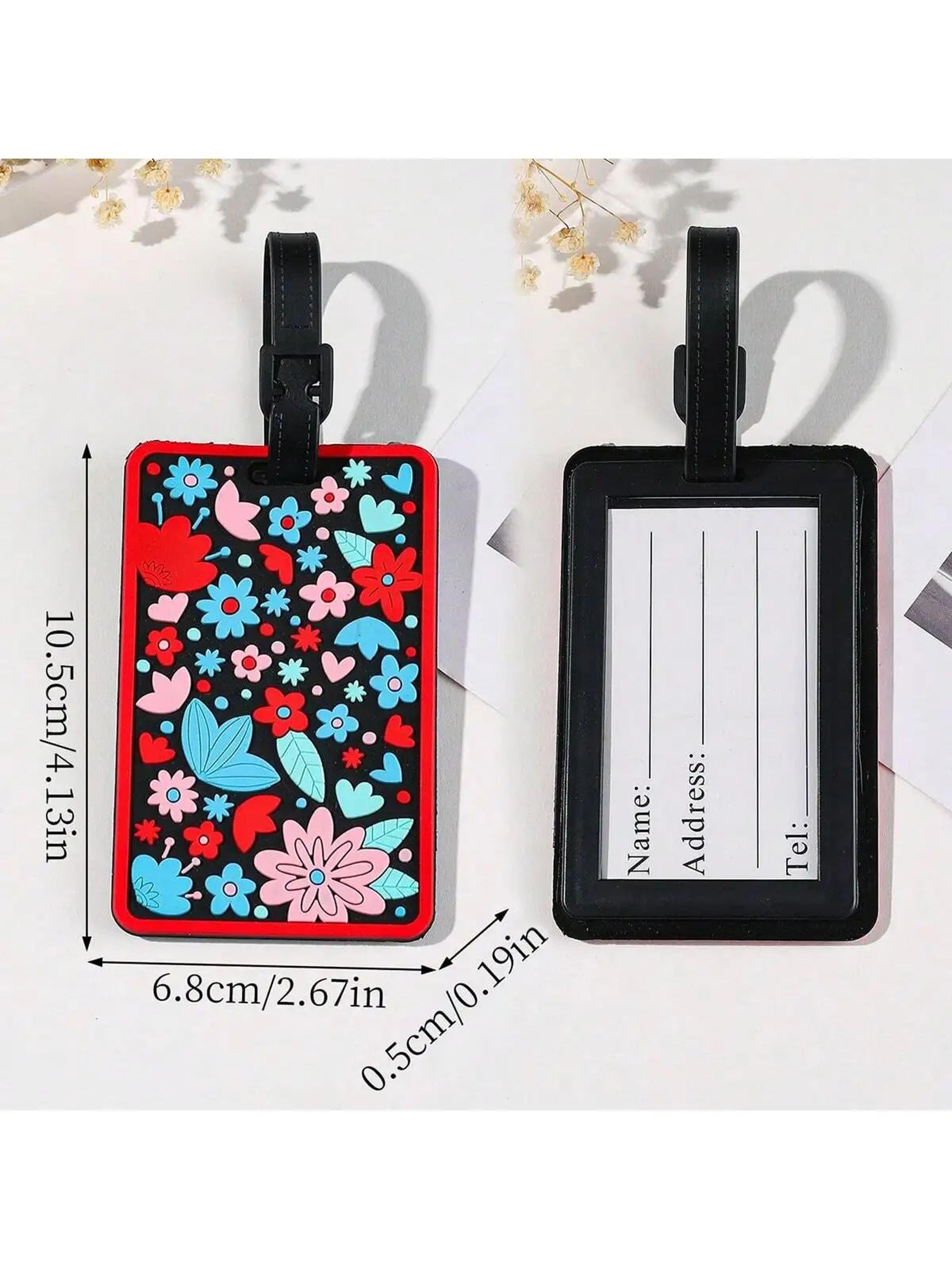 Floral Pattern Travel Luggage Tag Set 11