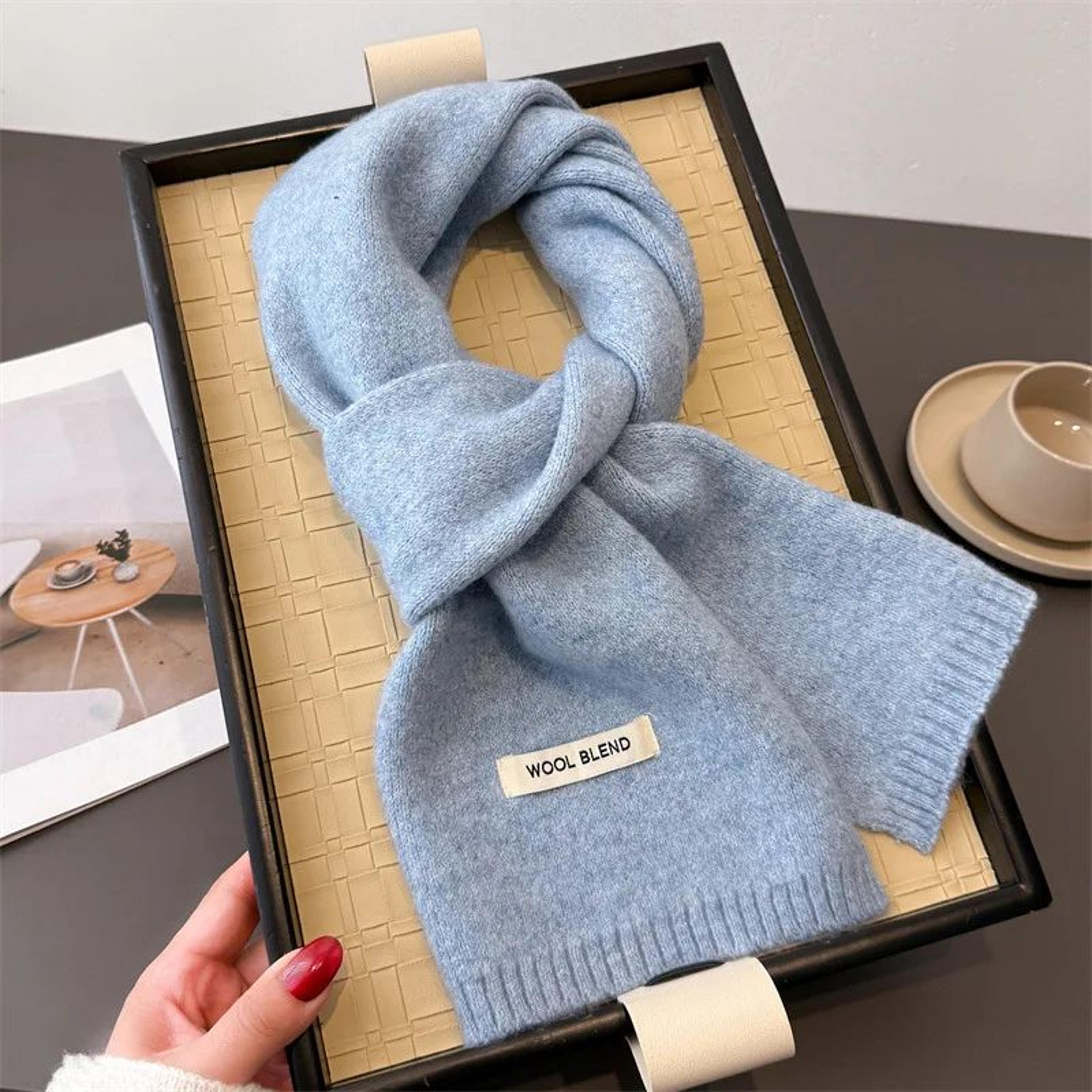 luxury winter scarf for women providing draft protection