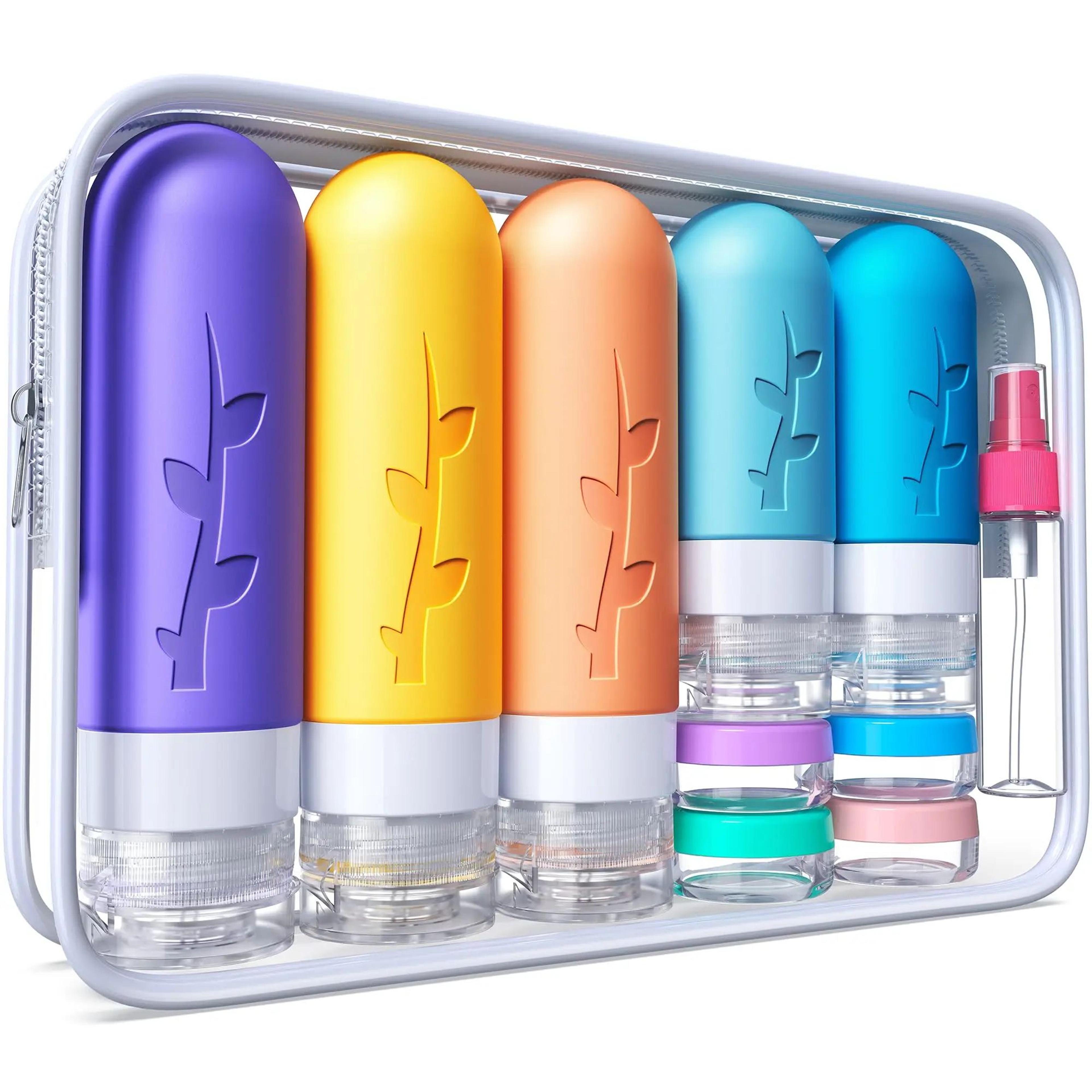 Leak Proof Silicone Travel Bottle Set 0