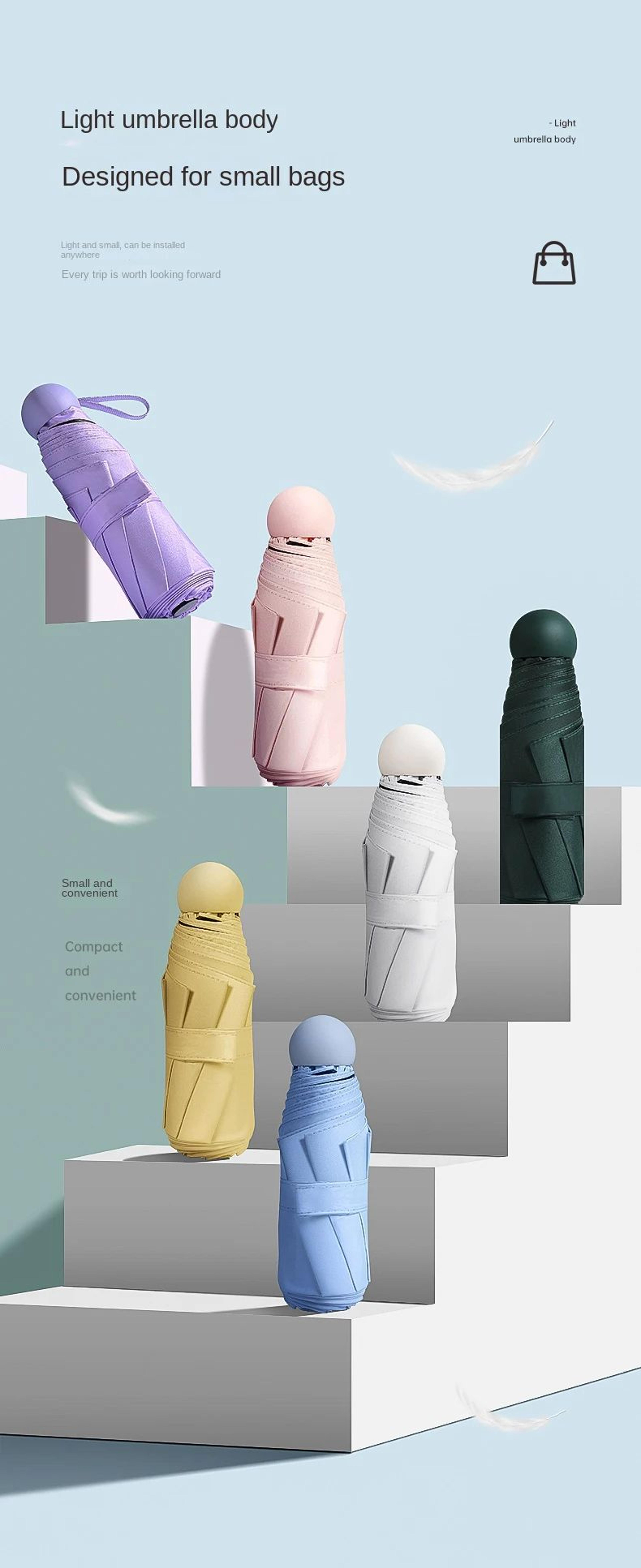 Mini Foldable UV Protection Umbrella 6