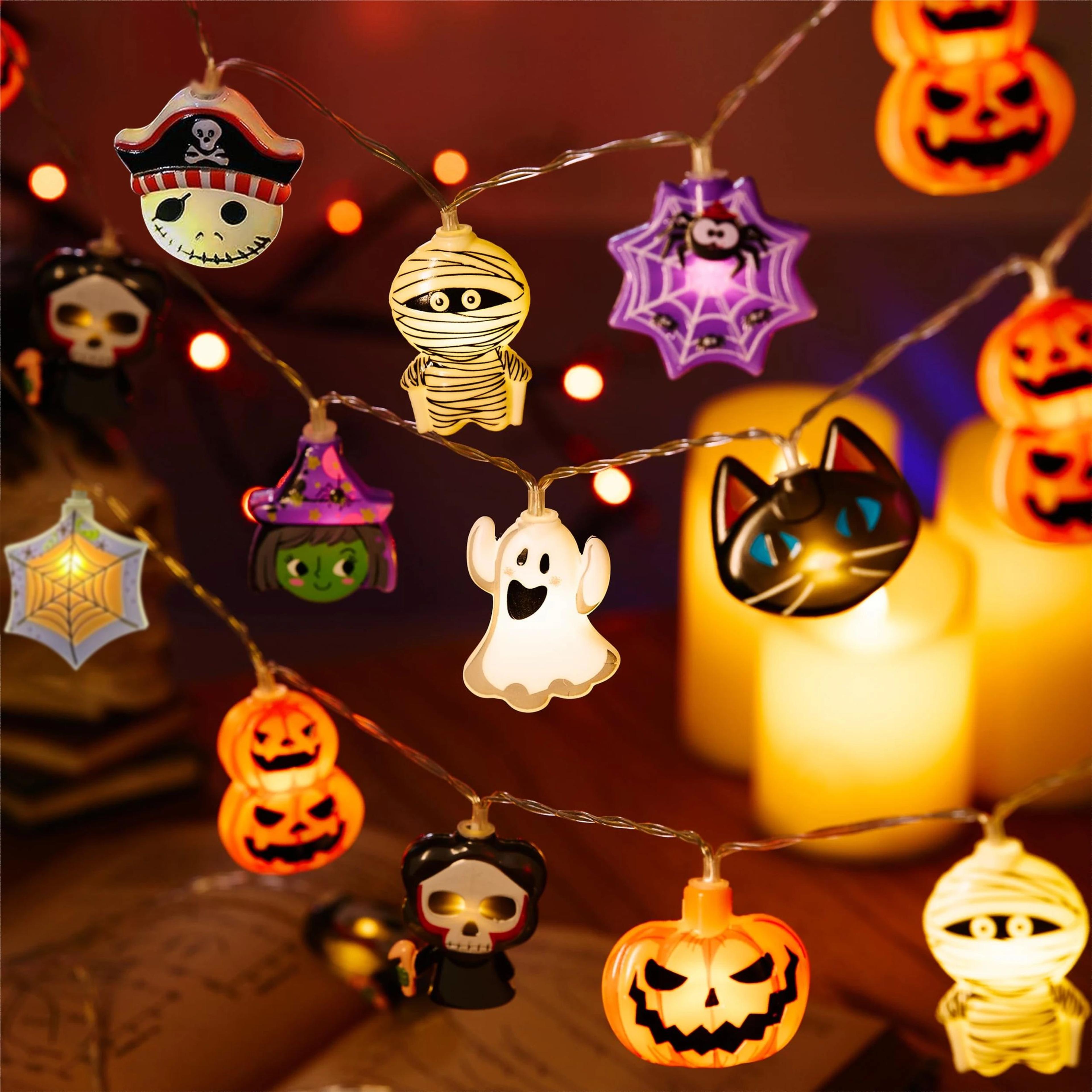 Halloween Pumpkin Bat LED Light String 0