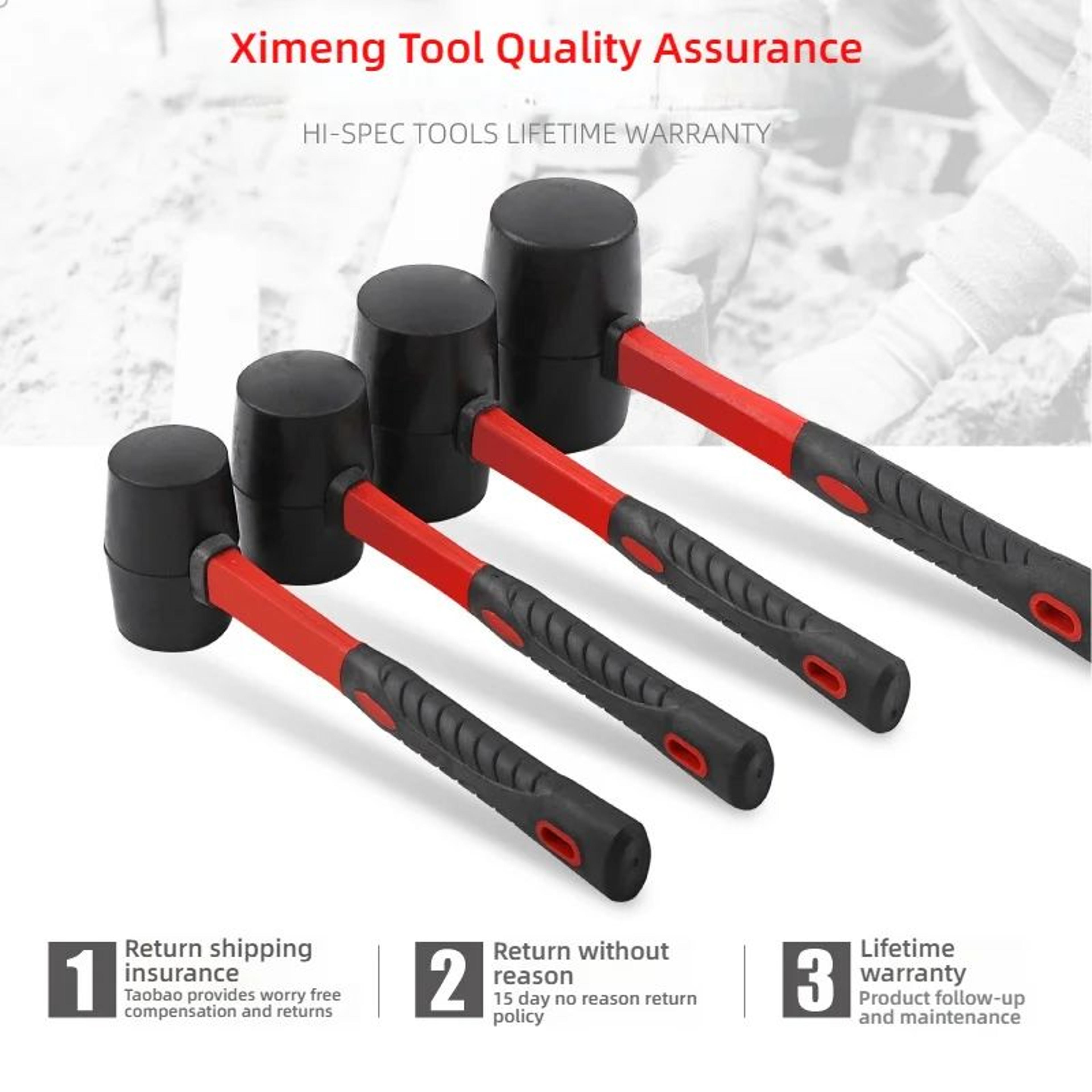 Soft Rubber Hammer With Fiber Handle 2