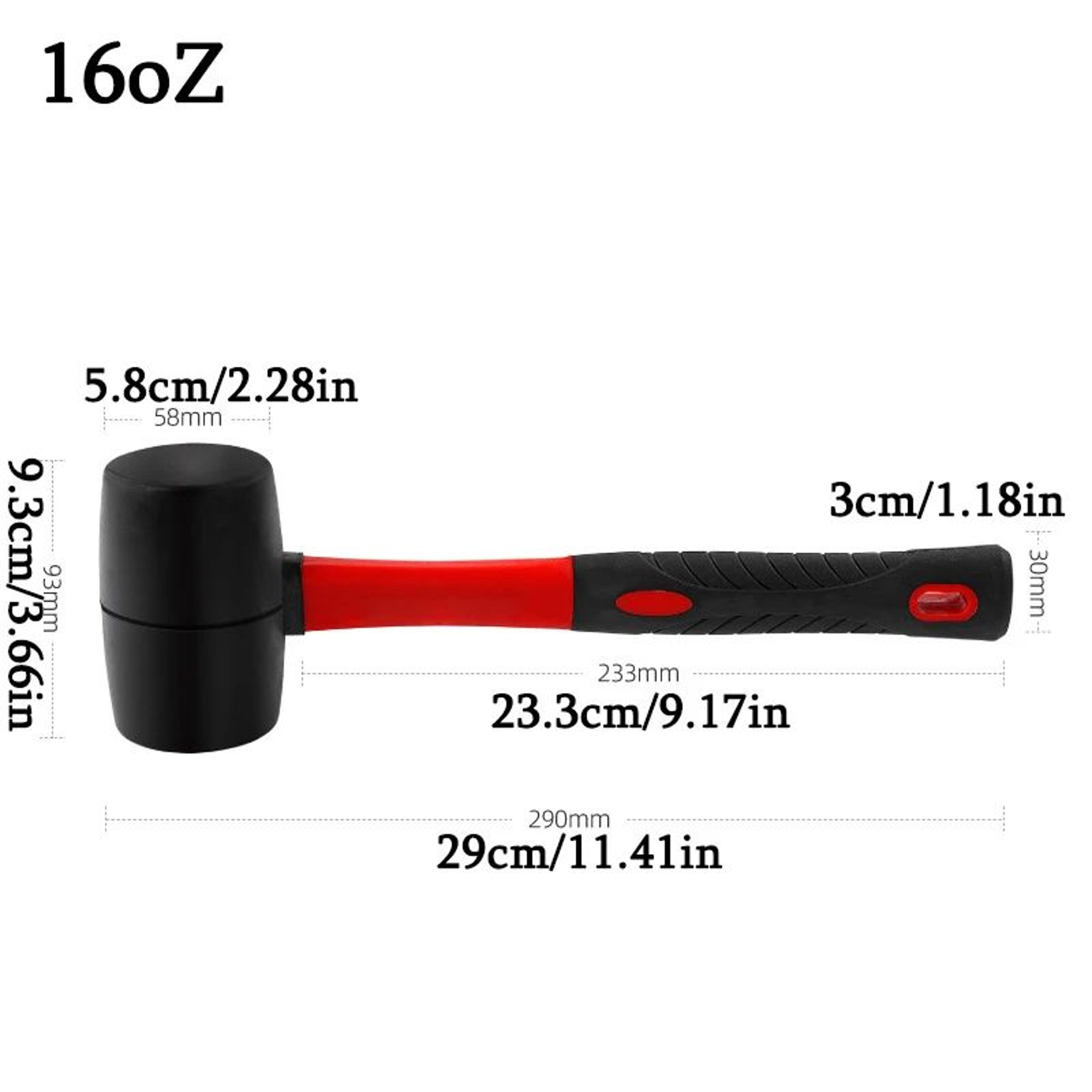 Soft Rubber Hammer With Fiber Handle 8