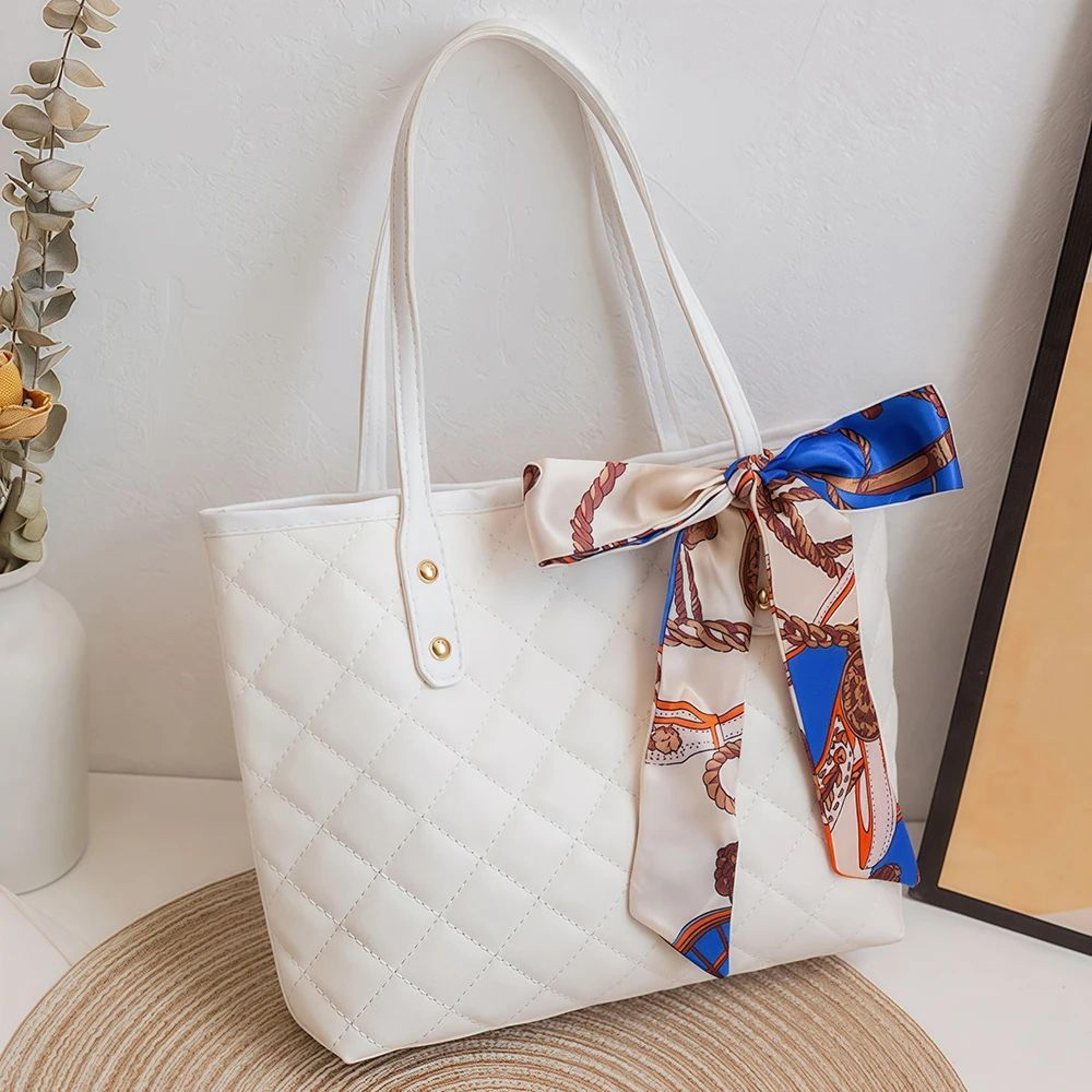 Large Capacity Silk Scarf Handbag 8