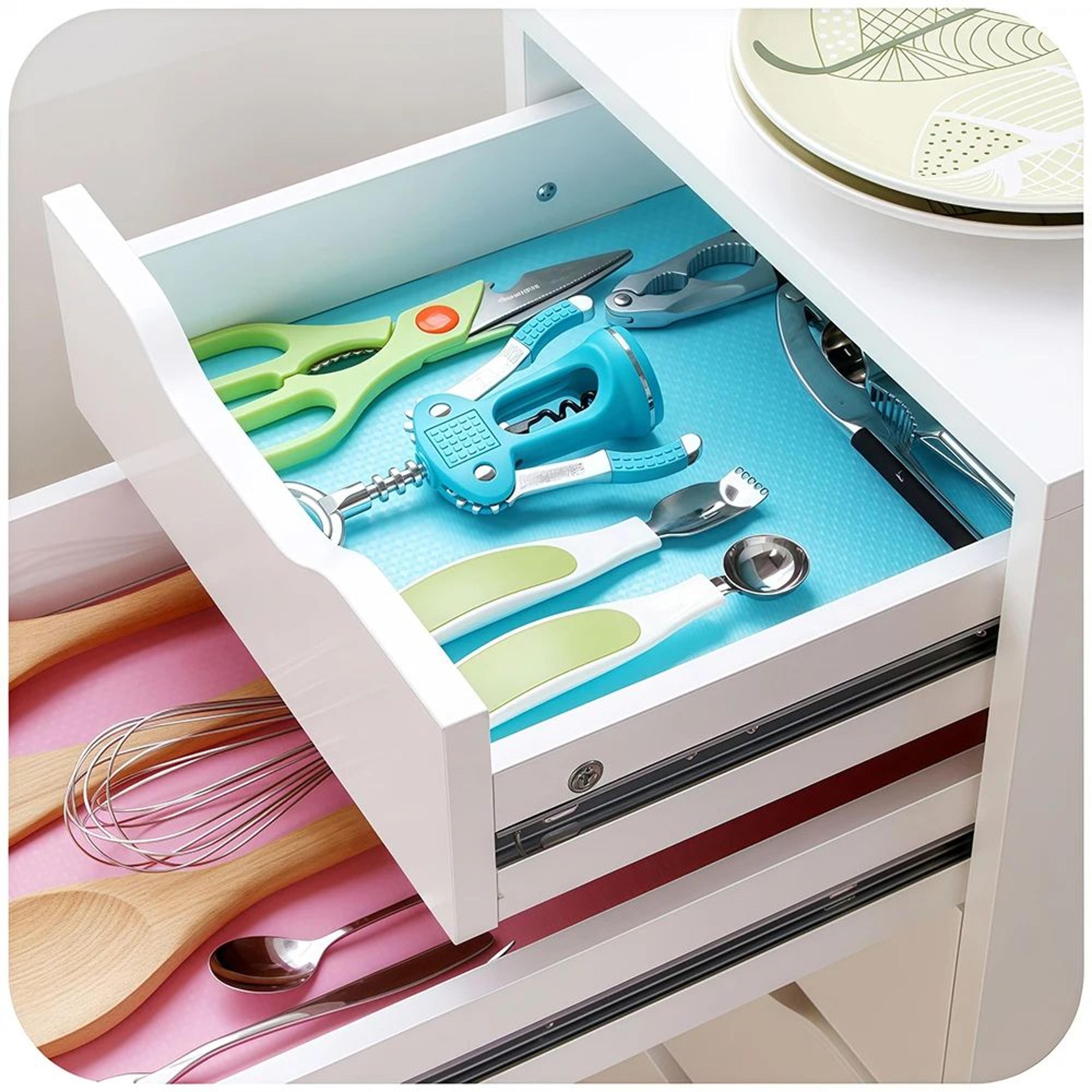 Trimmable Cabinet And Refrigerator Mats 6