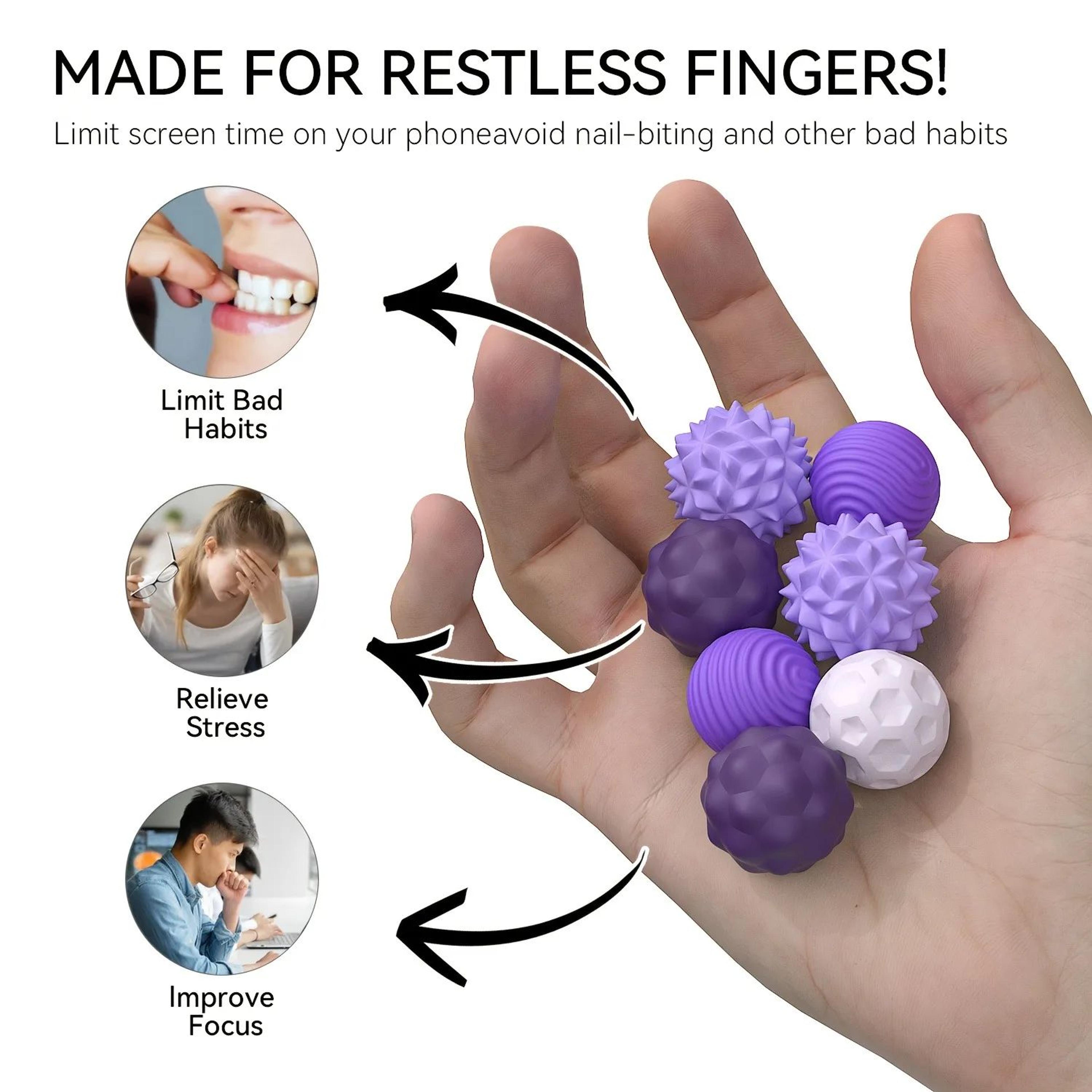 Magnetic Sensory Silicone Massage Ball Set 4