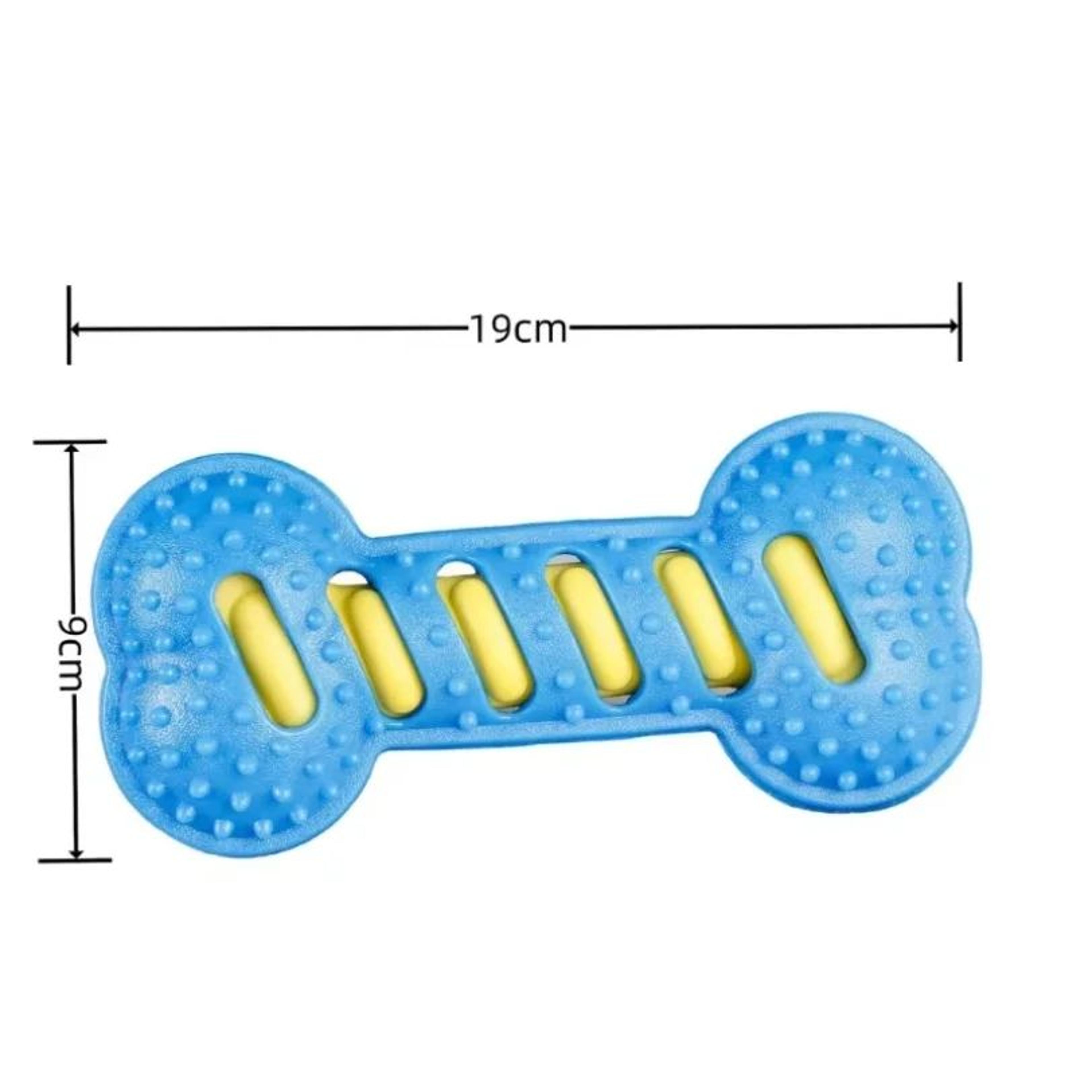 Rubber Bone Squeaky Dog Chew Toy 1