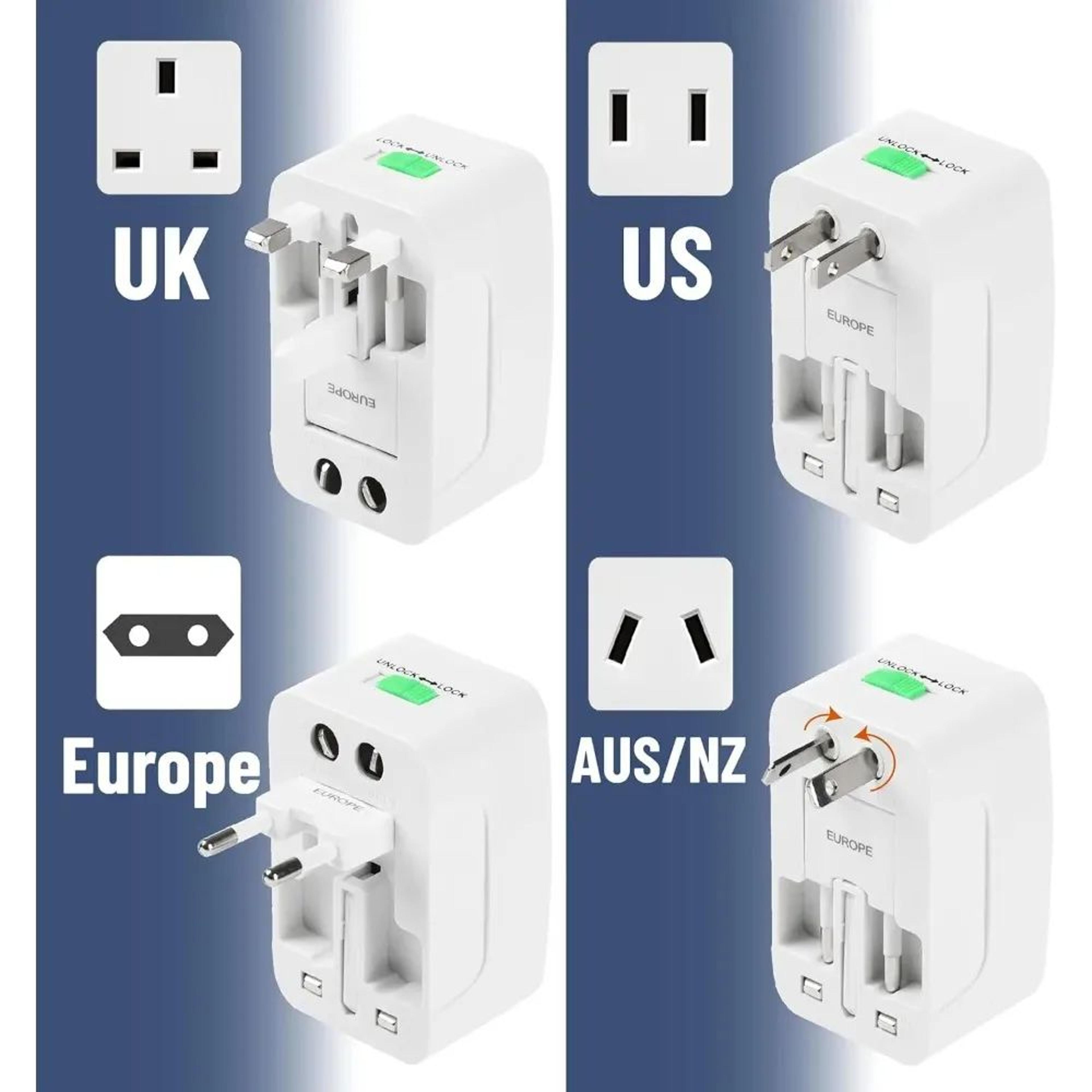 Universal International Travel Power Adapter 2
