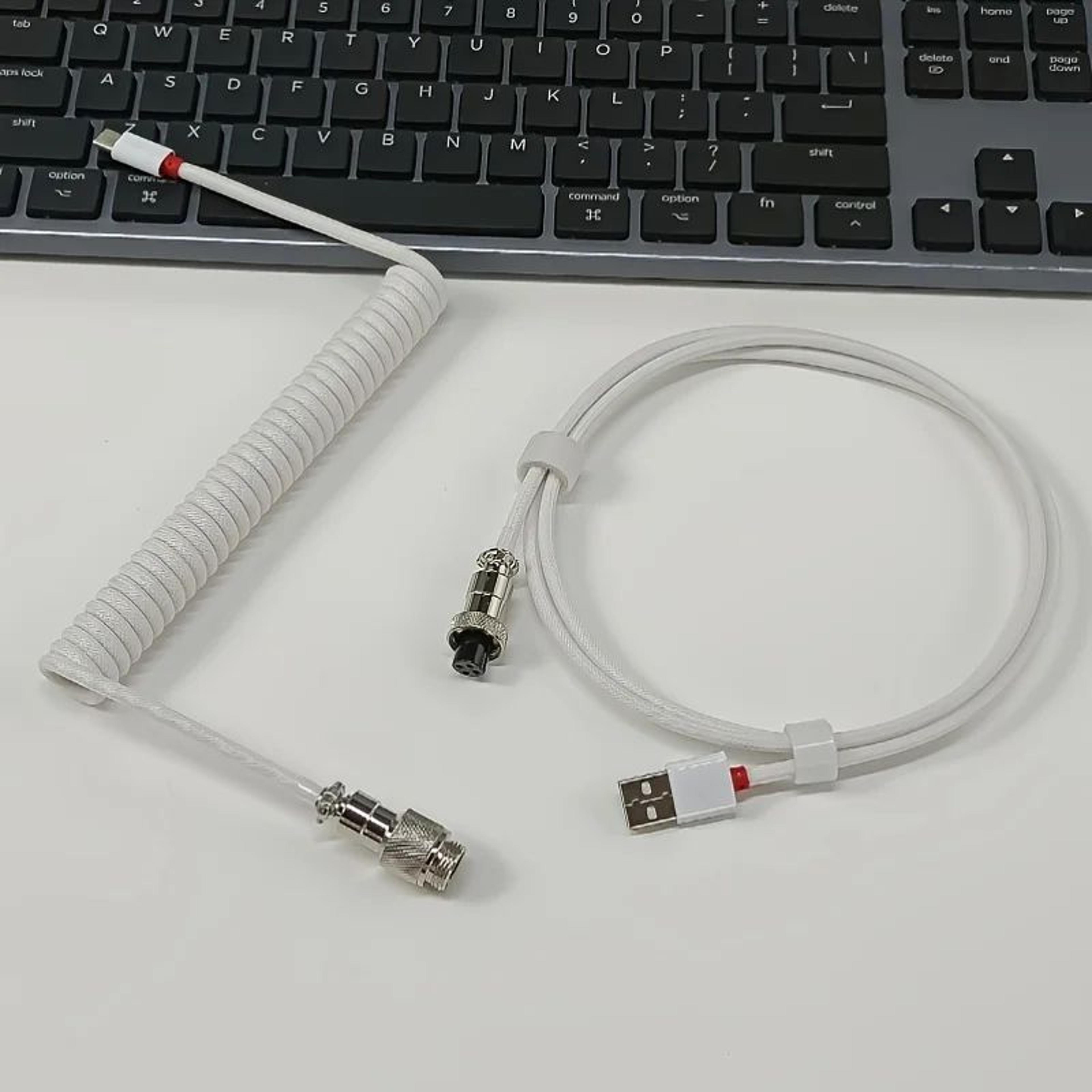 Coiled Mechanical Keyboard Gaming Cable 9
