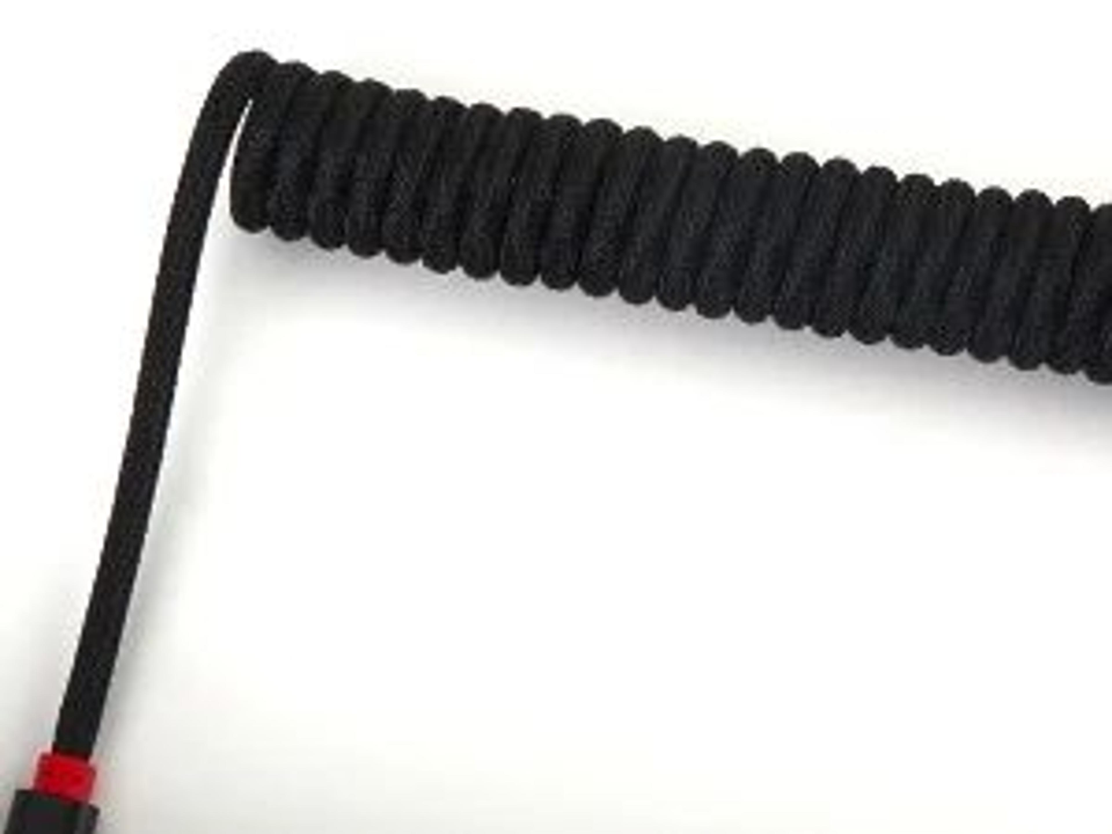 Coiled USB C Aviator Keyboard Cable 7
