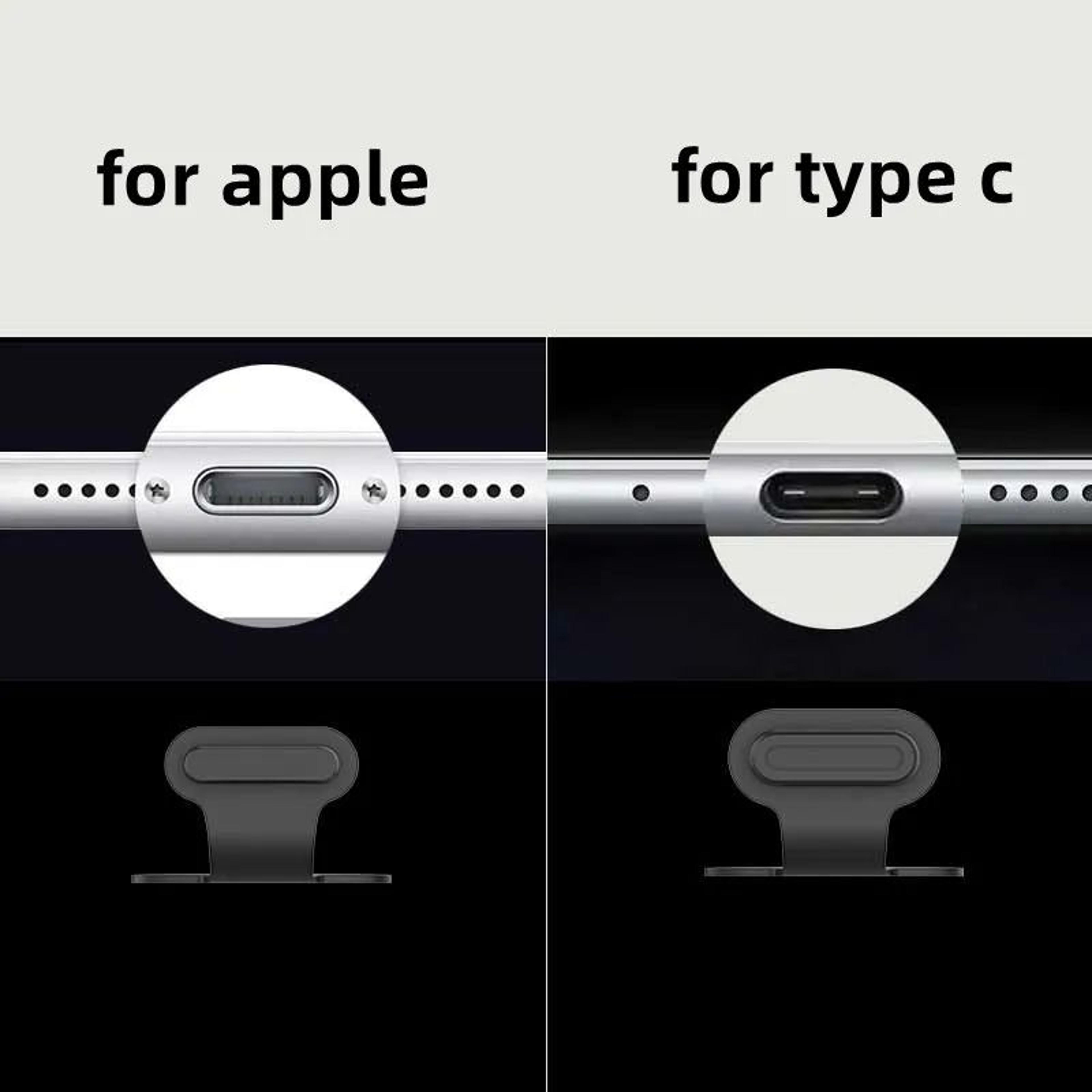 Silicone USB C Port Dust Plug Set 3