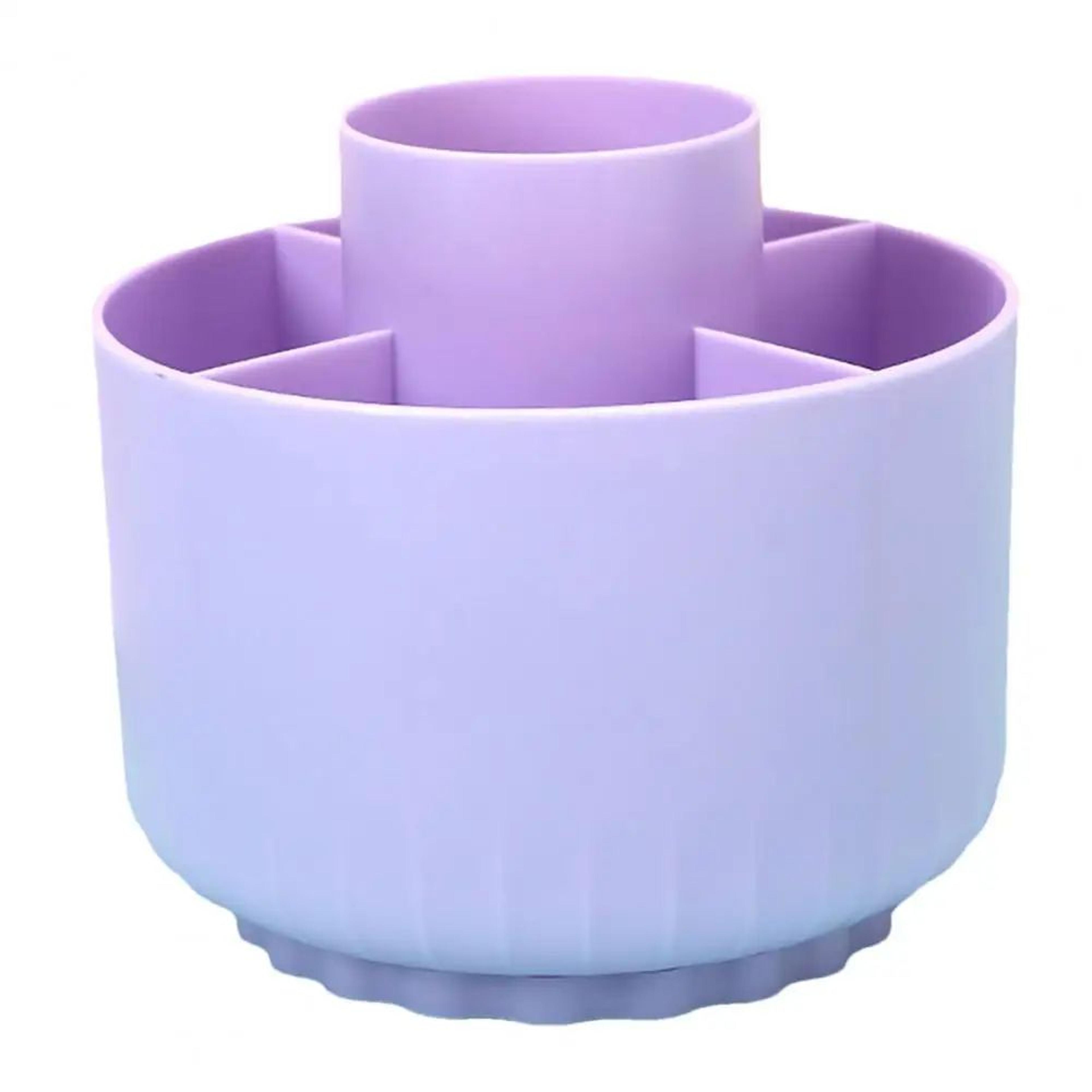 Rotating Makeup Brush And Pen Organizer 11