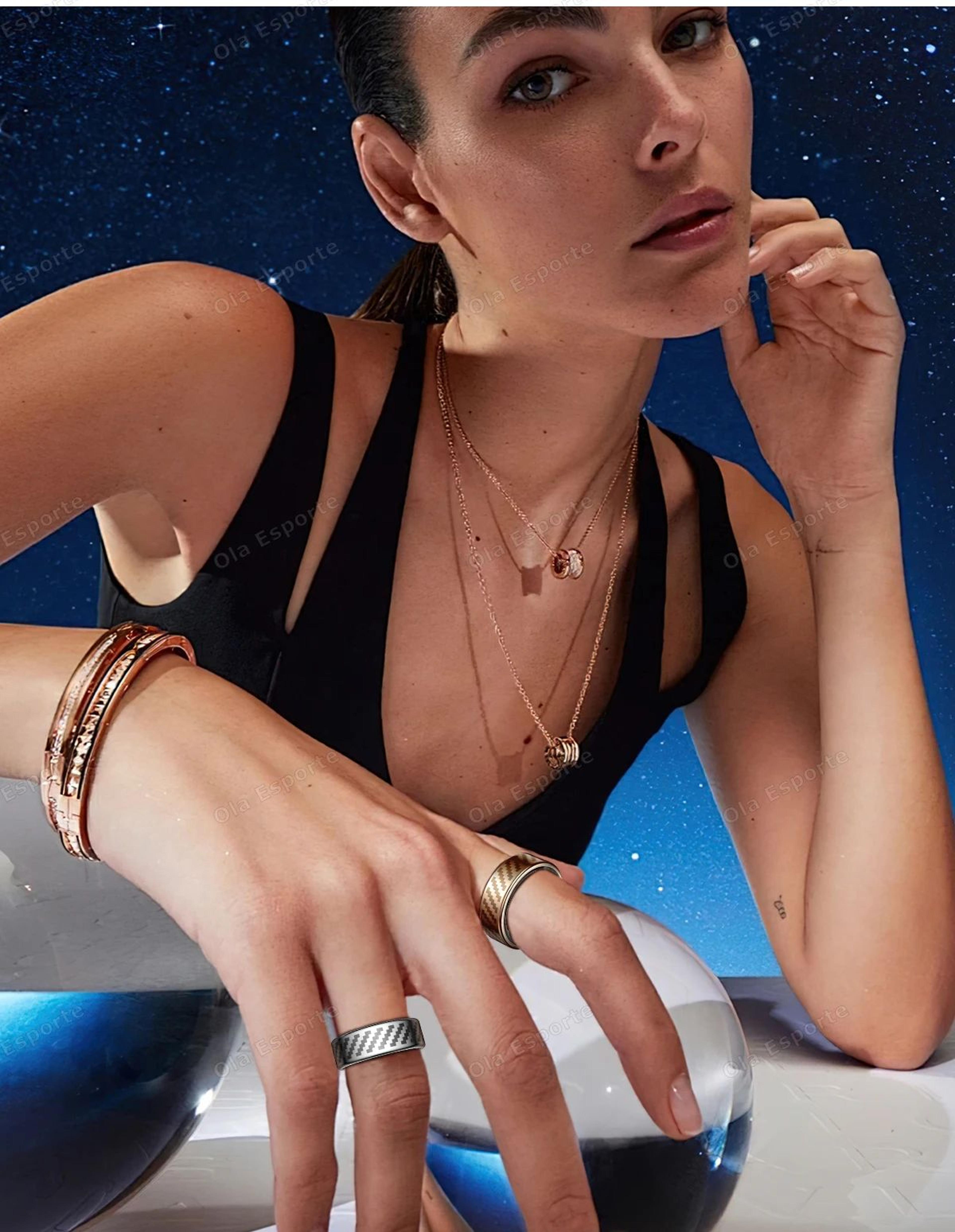 Smart Fitness Ring With Charging Case 16