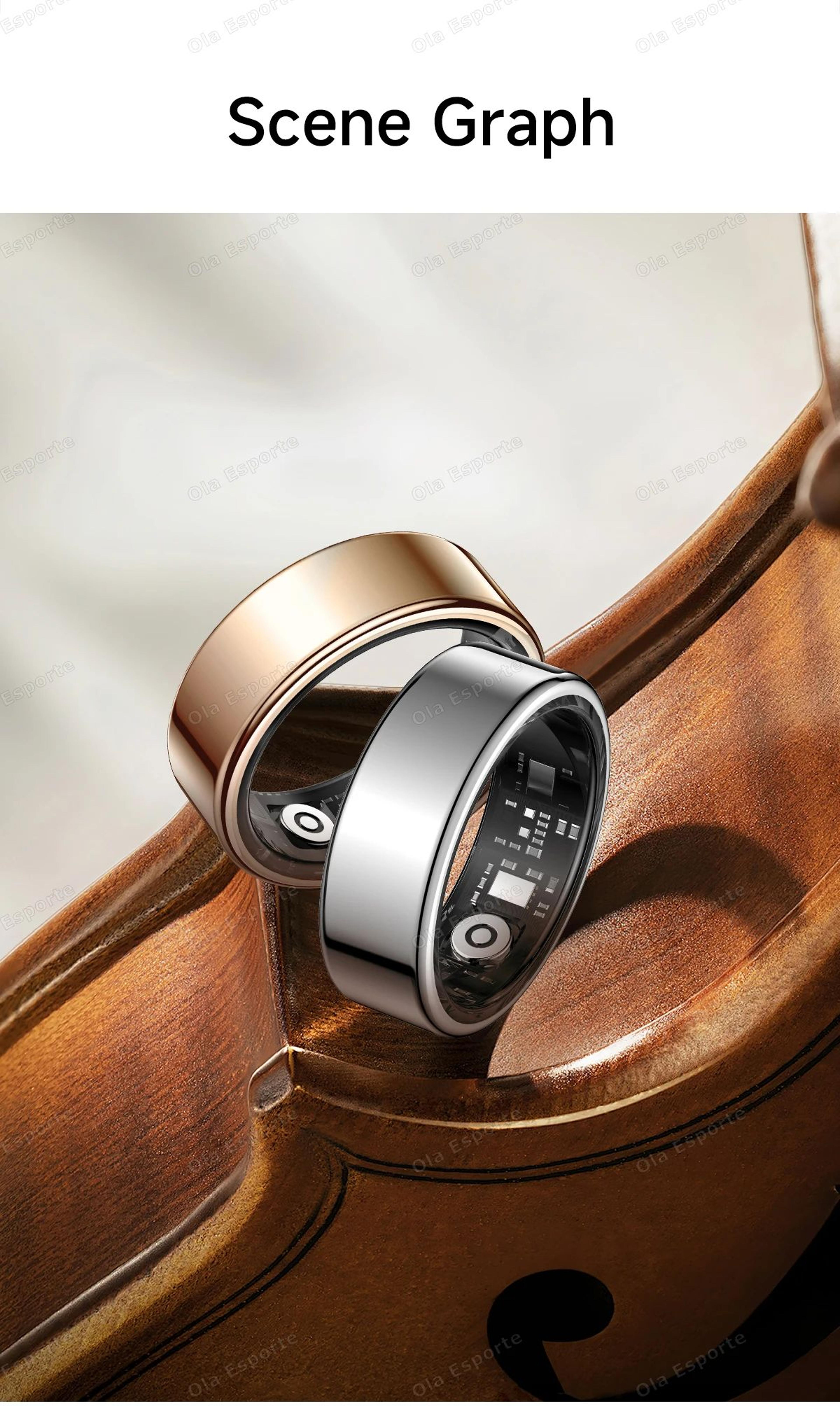 Smart Fitness Ring With Charging Case 13