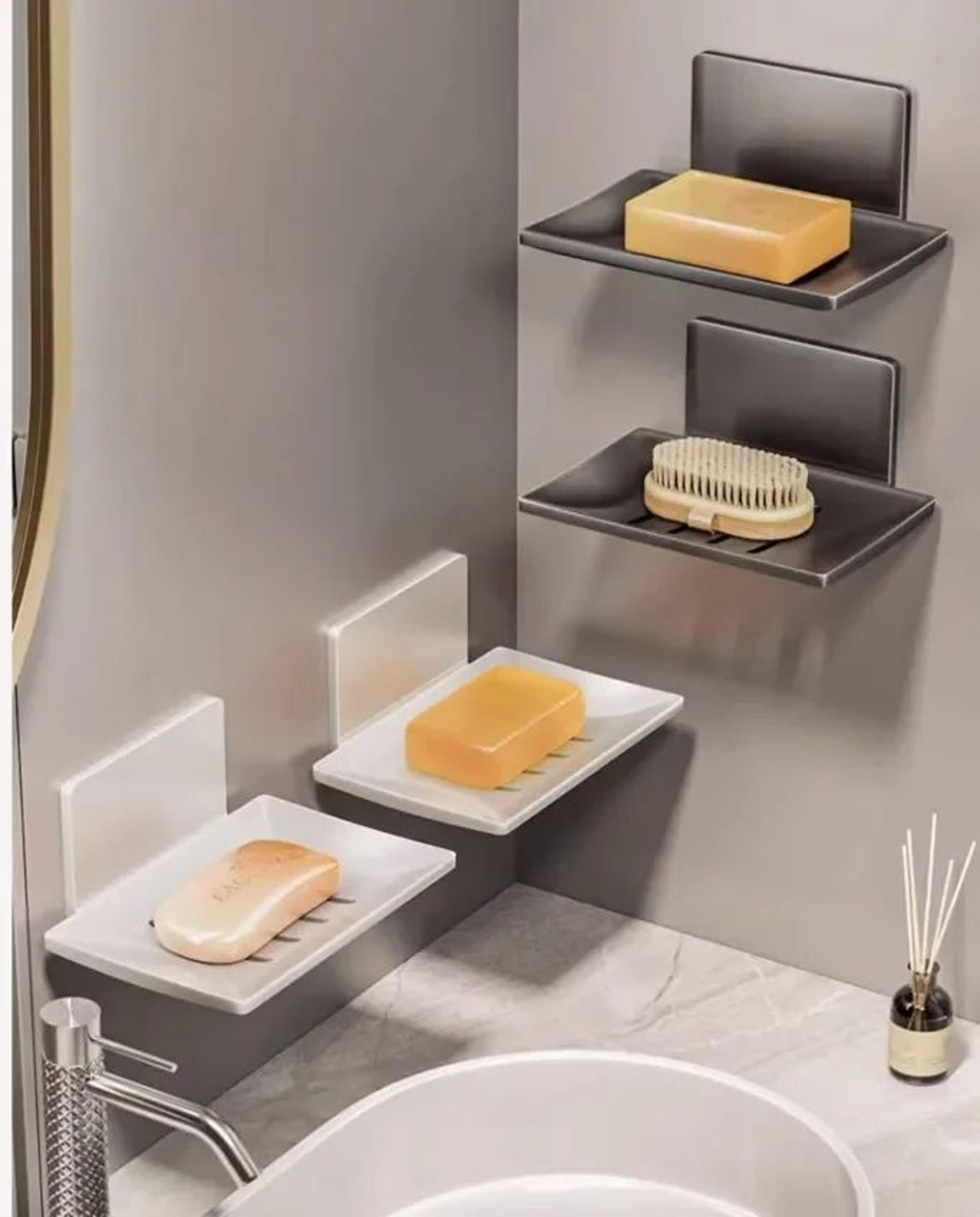 Wall Mounted Aluminum Bathroom Soap Dish 6