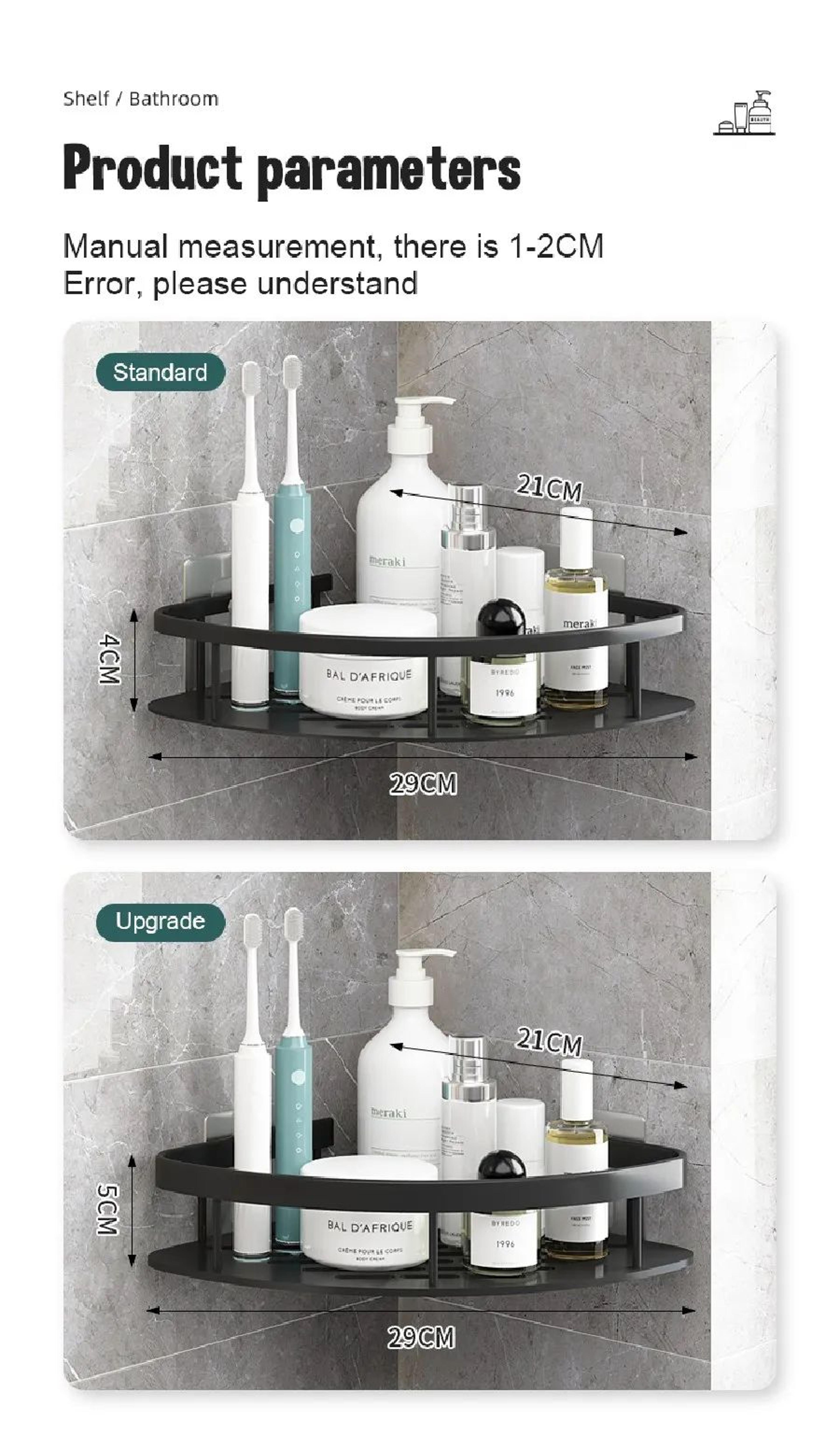 Wall Mounted Bathroom Storage Shelf 9