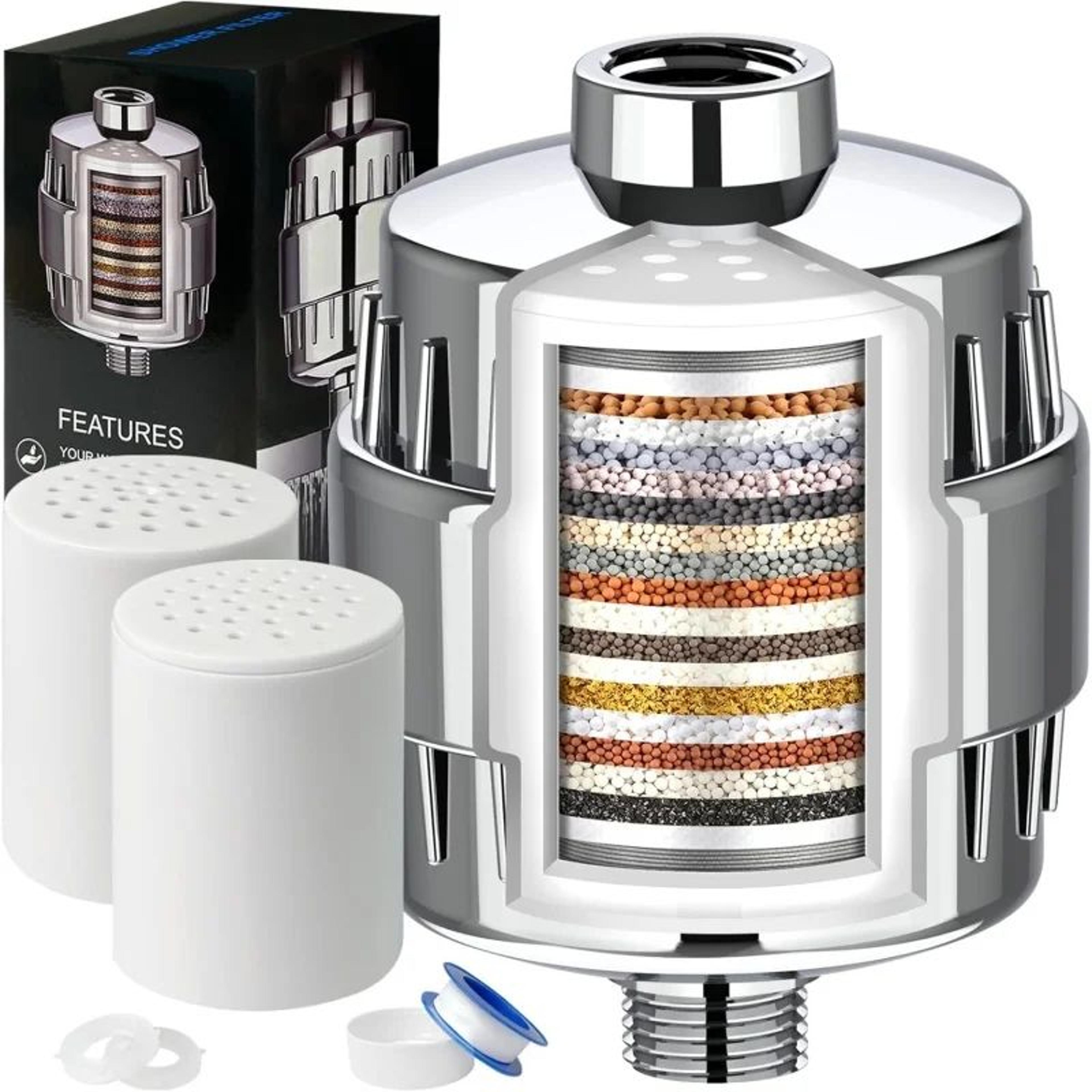 High Output Shower Water Filter System 2