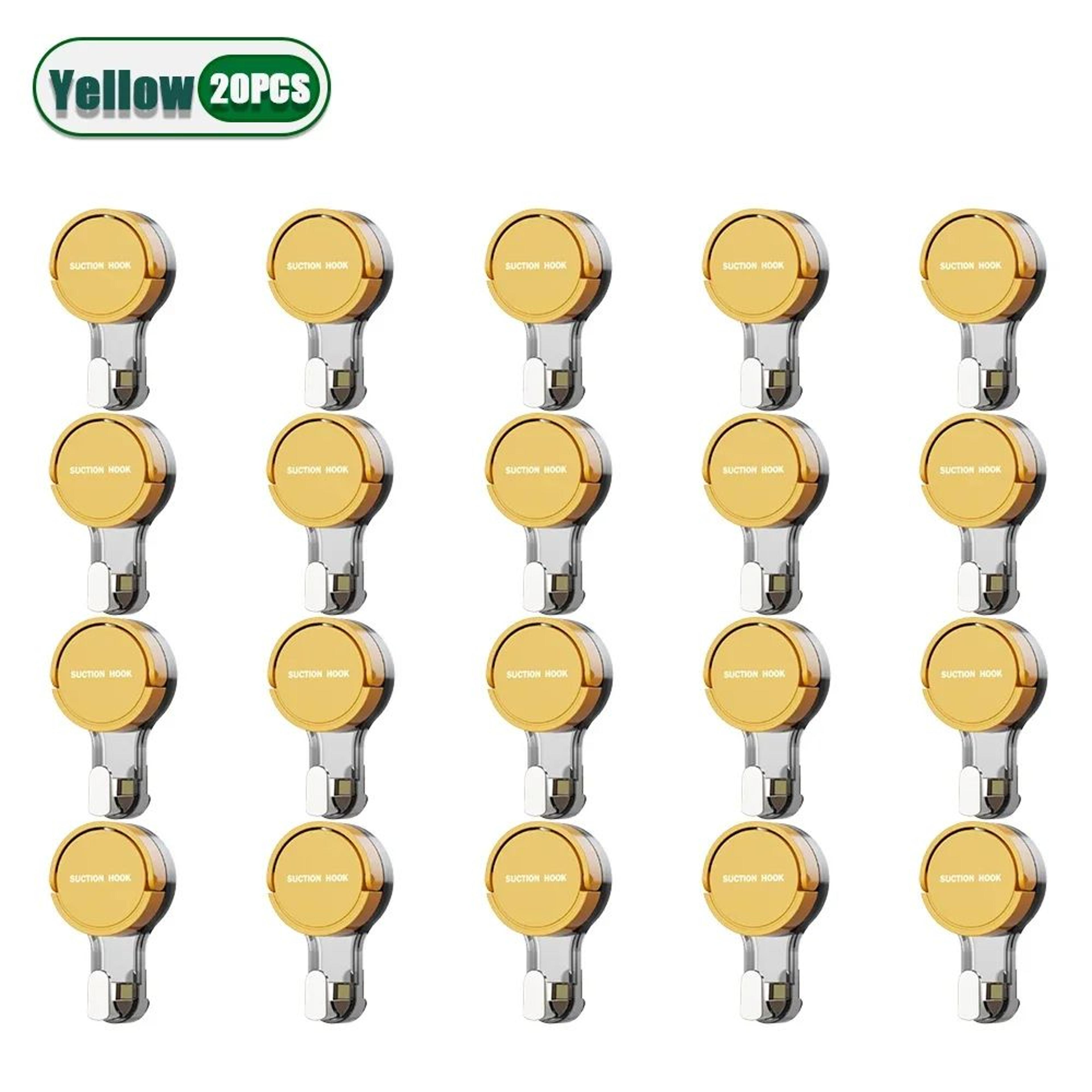 Reusable Suction Cup Hooks Set 20