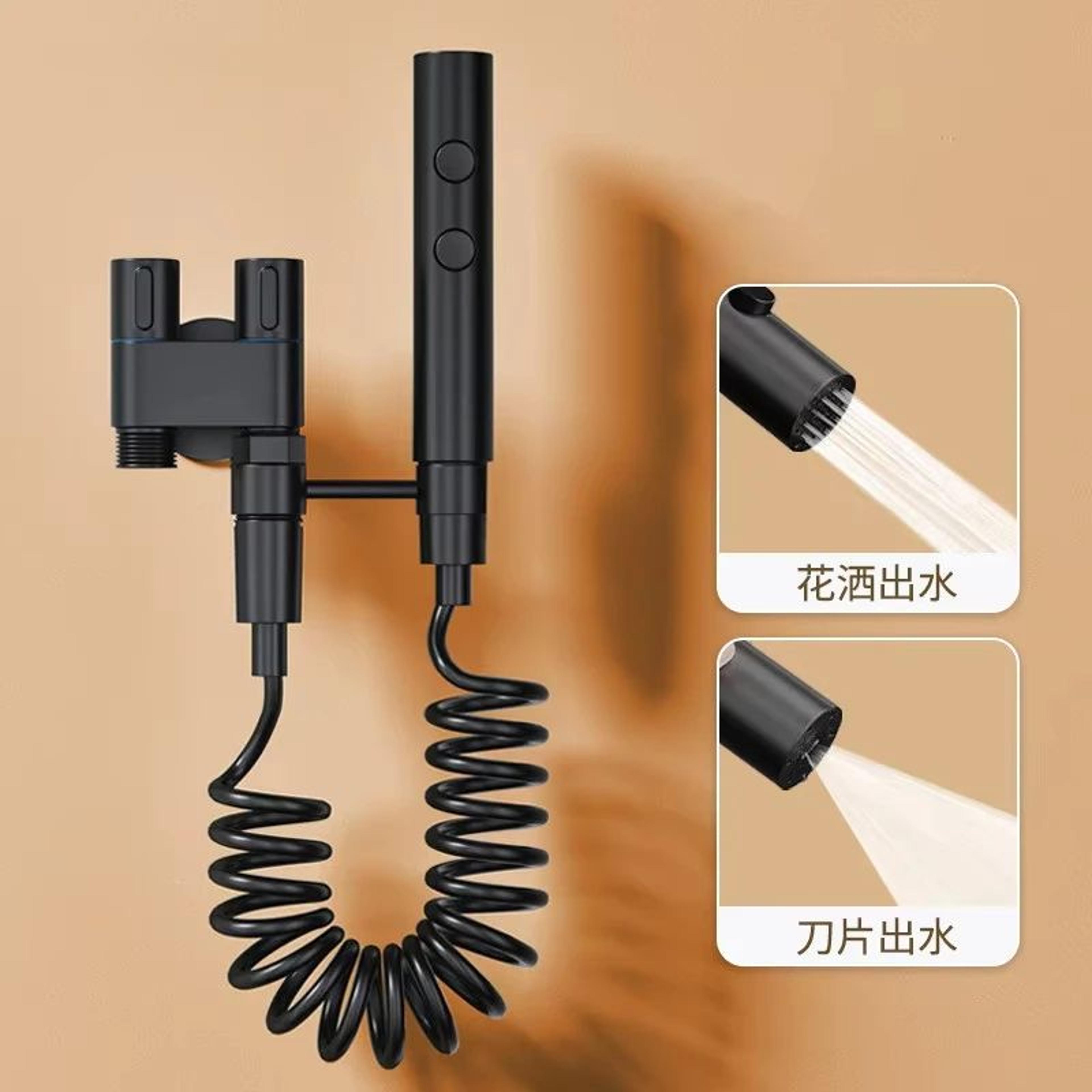 Handheld Bidet Sprayer With Dual Valve 4