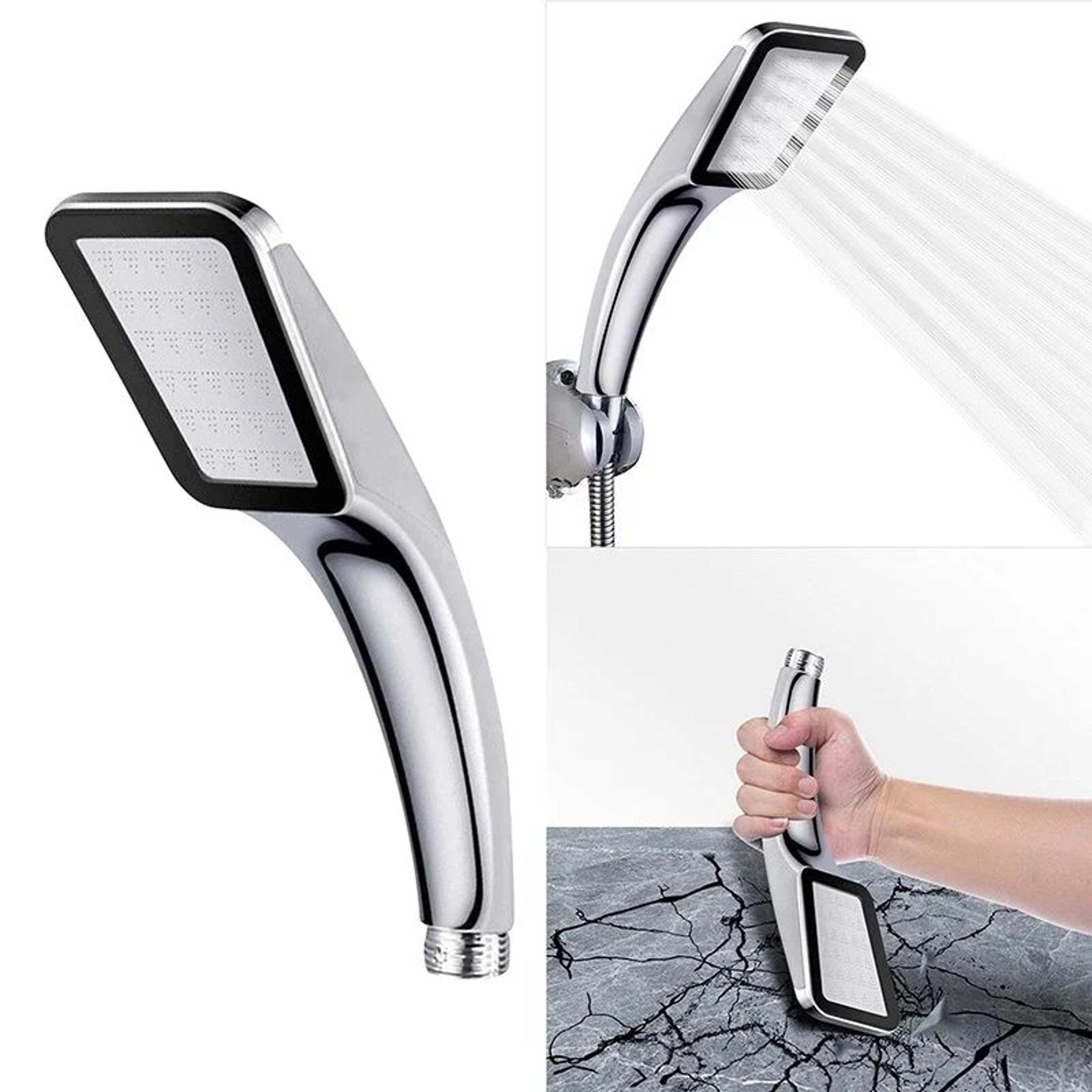300Hole High Pressure Handheld Shower Head With Hose 10