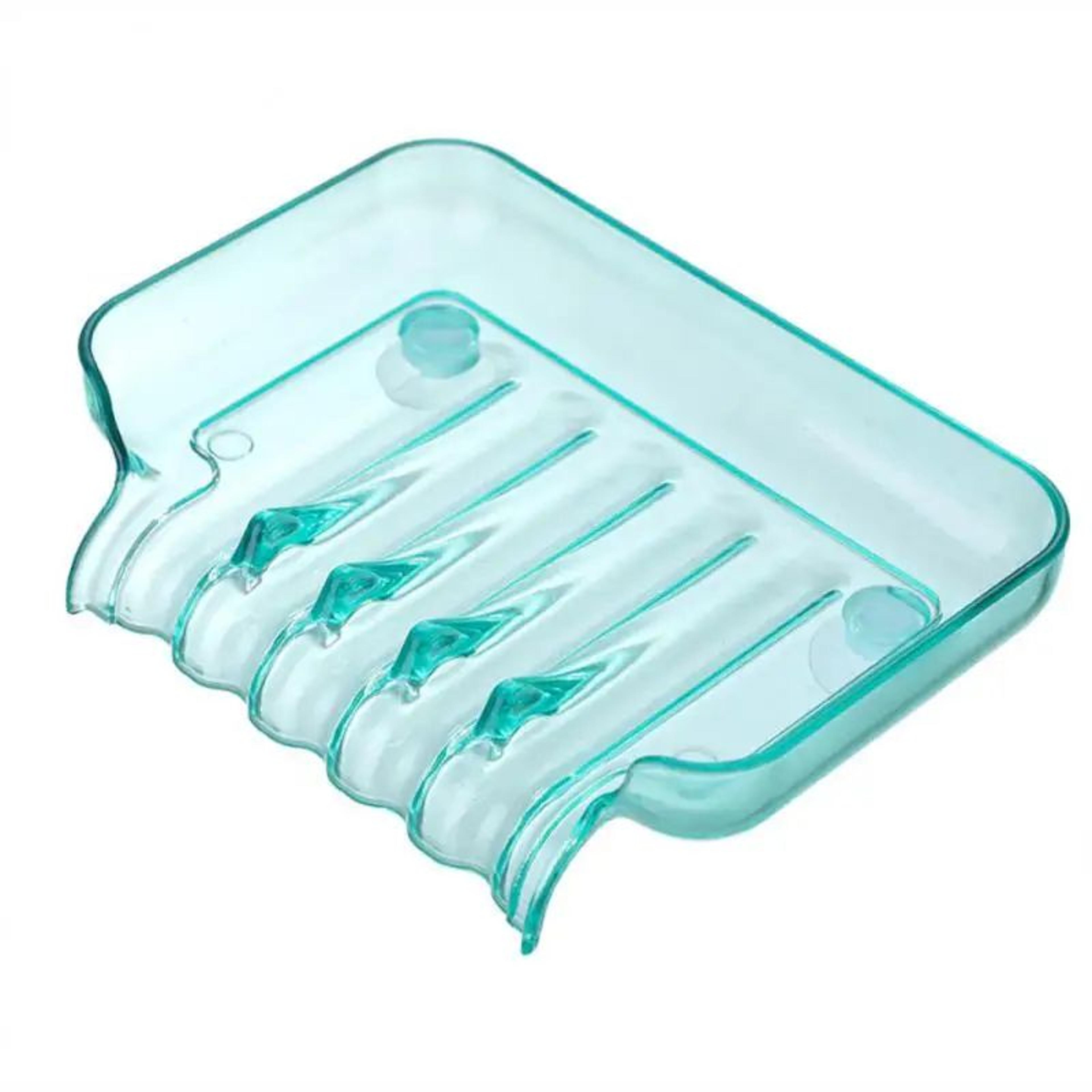 Colorful Waterfall Suction Soap  Sponge Holder 12