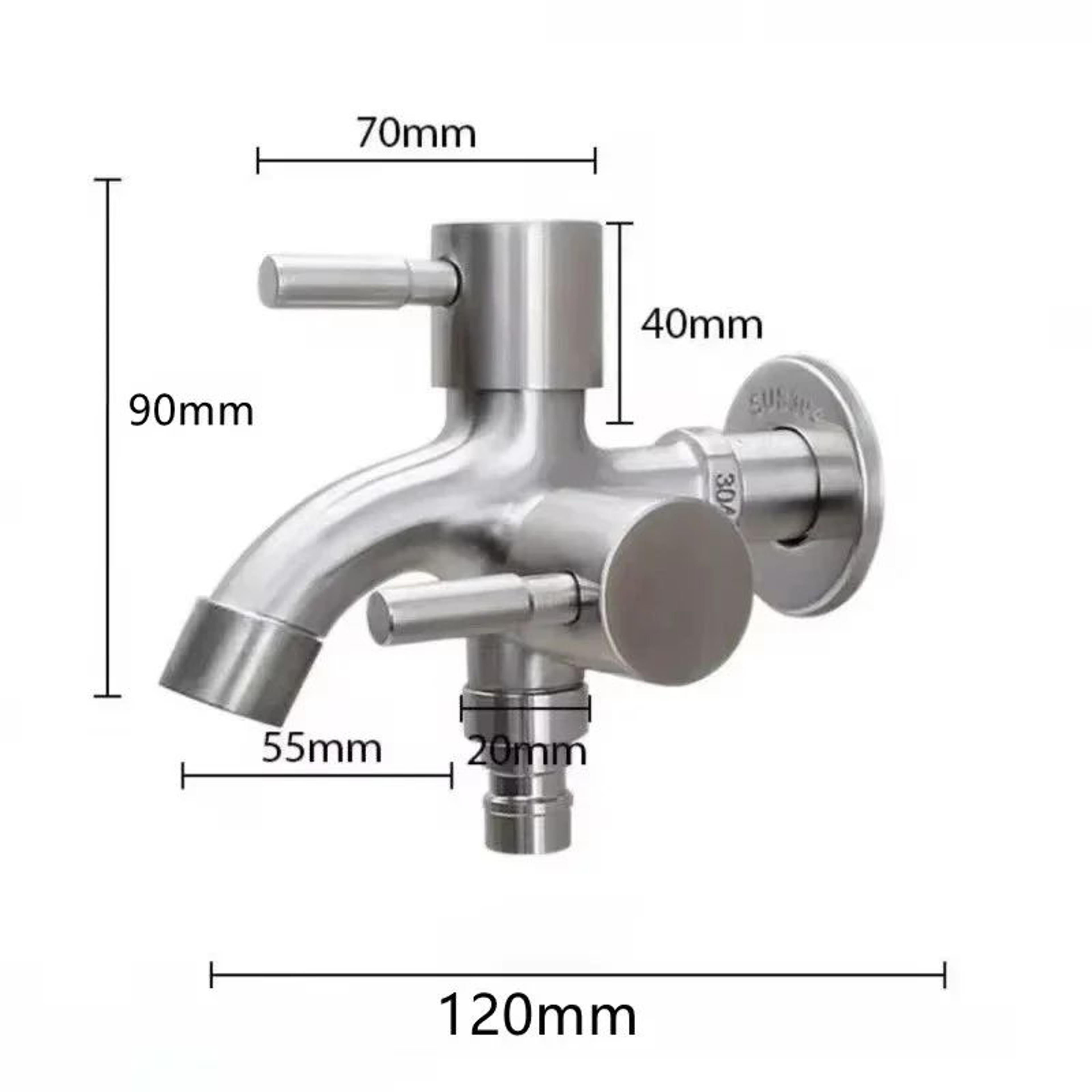 Dual Control Double Outlet Faucet 1