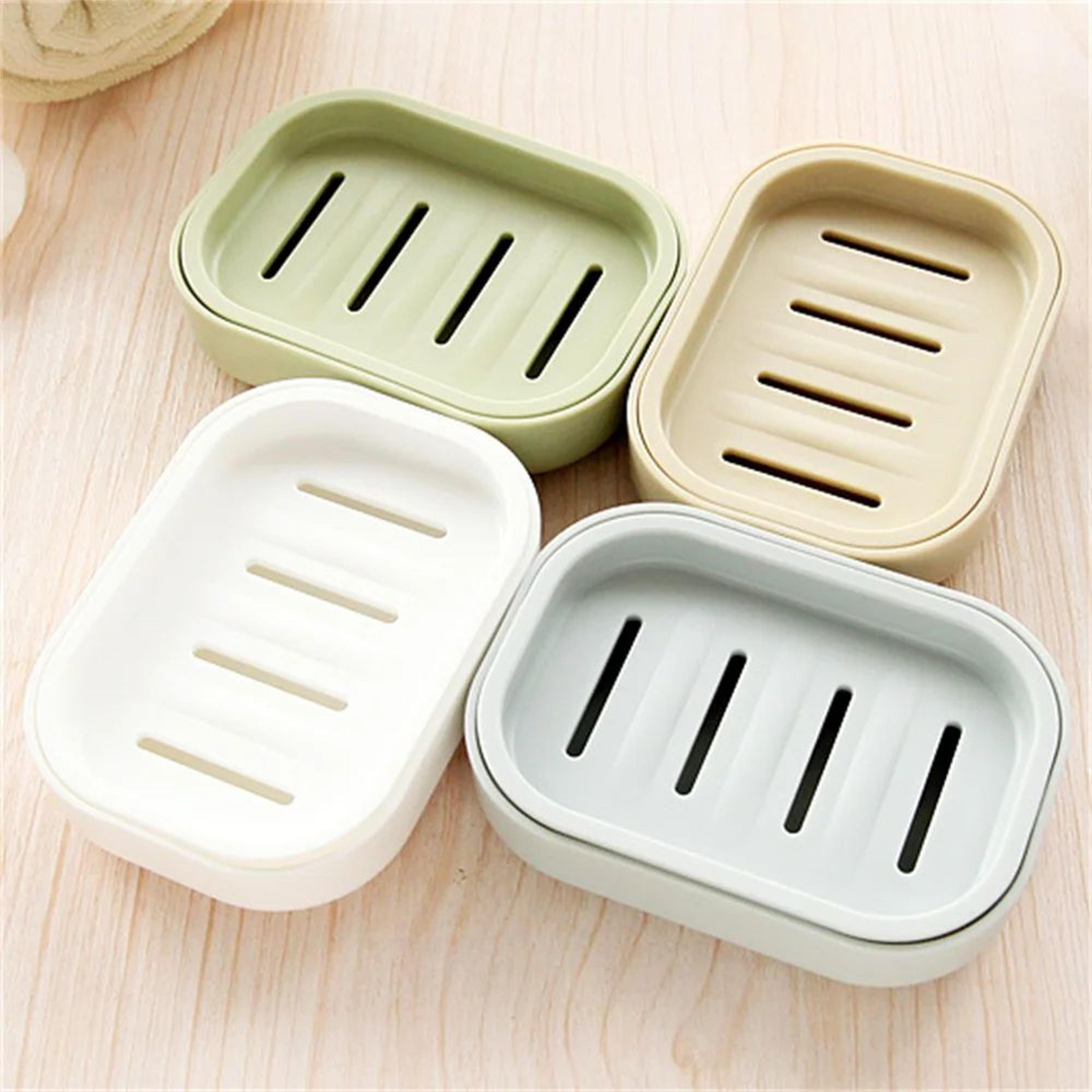 DoubleLayer Portable Soap Dish With Cover 5