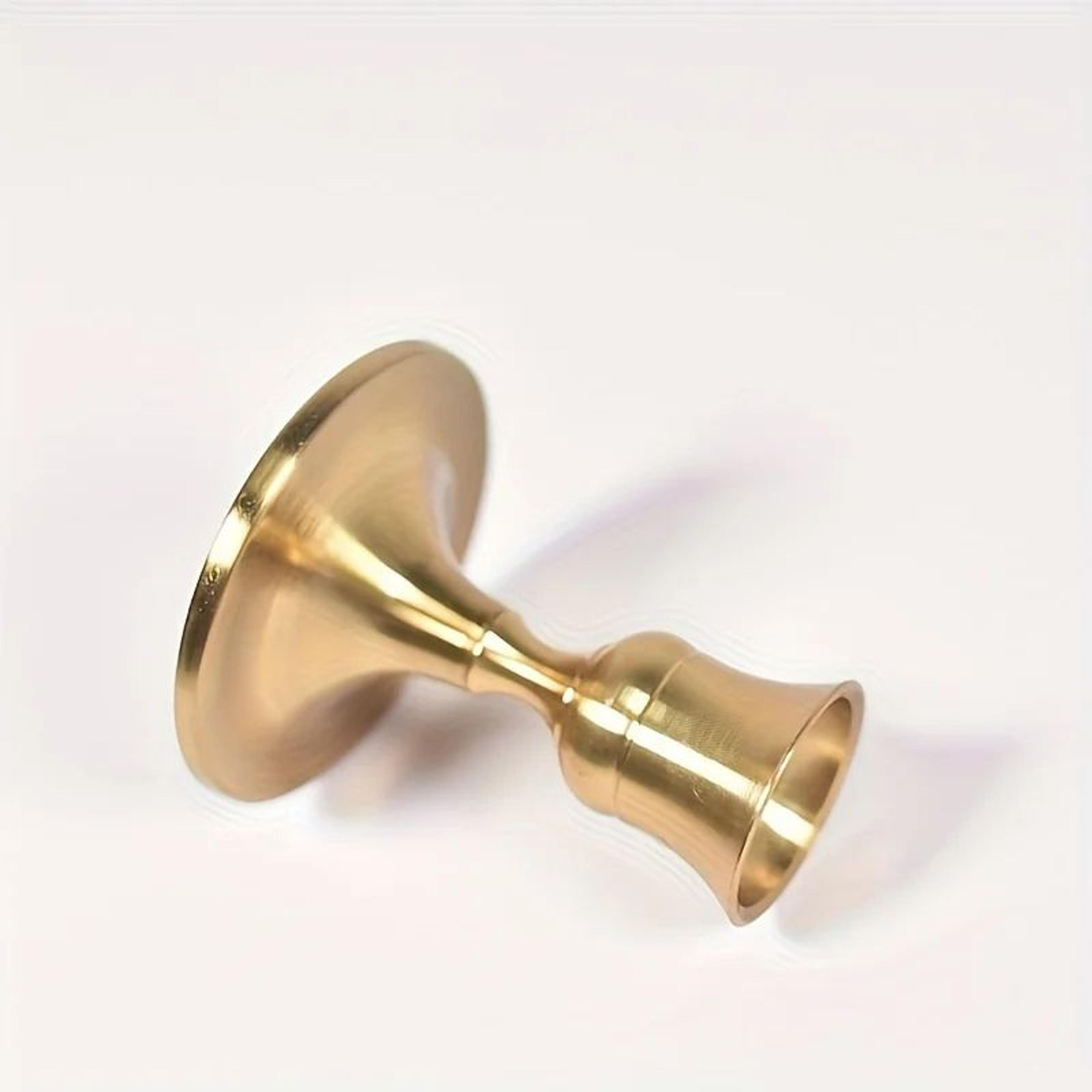 Gold Cone Candle Holders Set 2 PCS 4