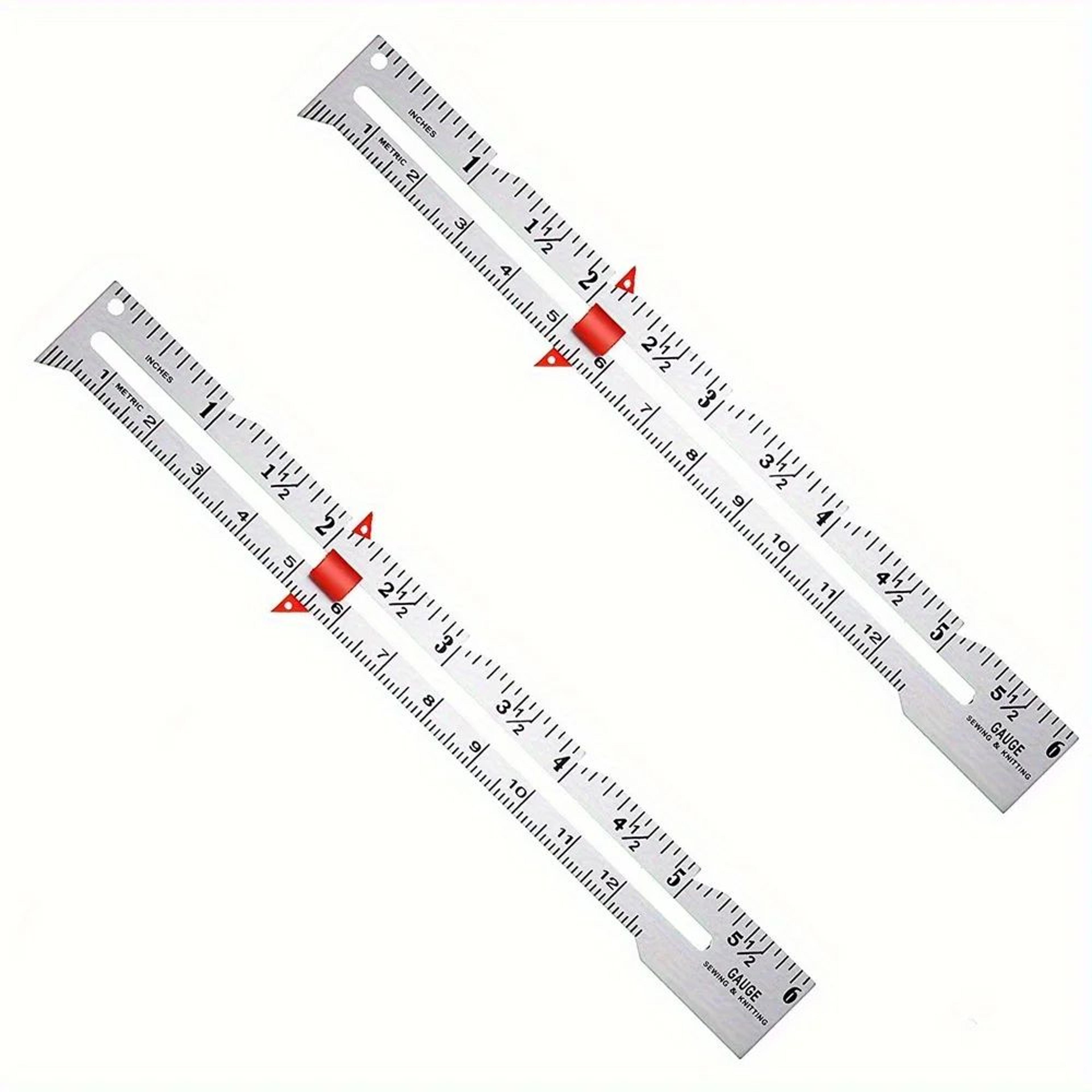 aluminum sliding seam gauge