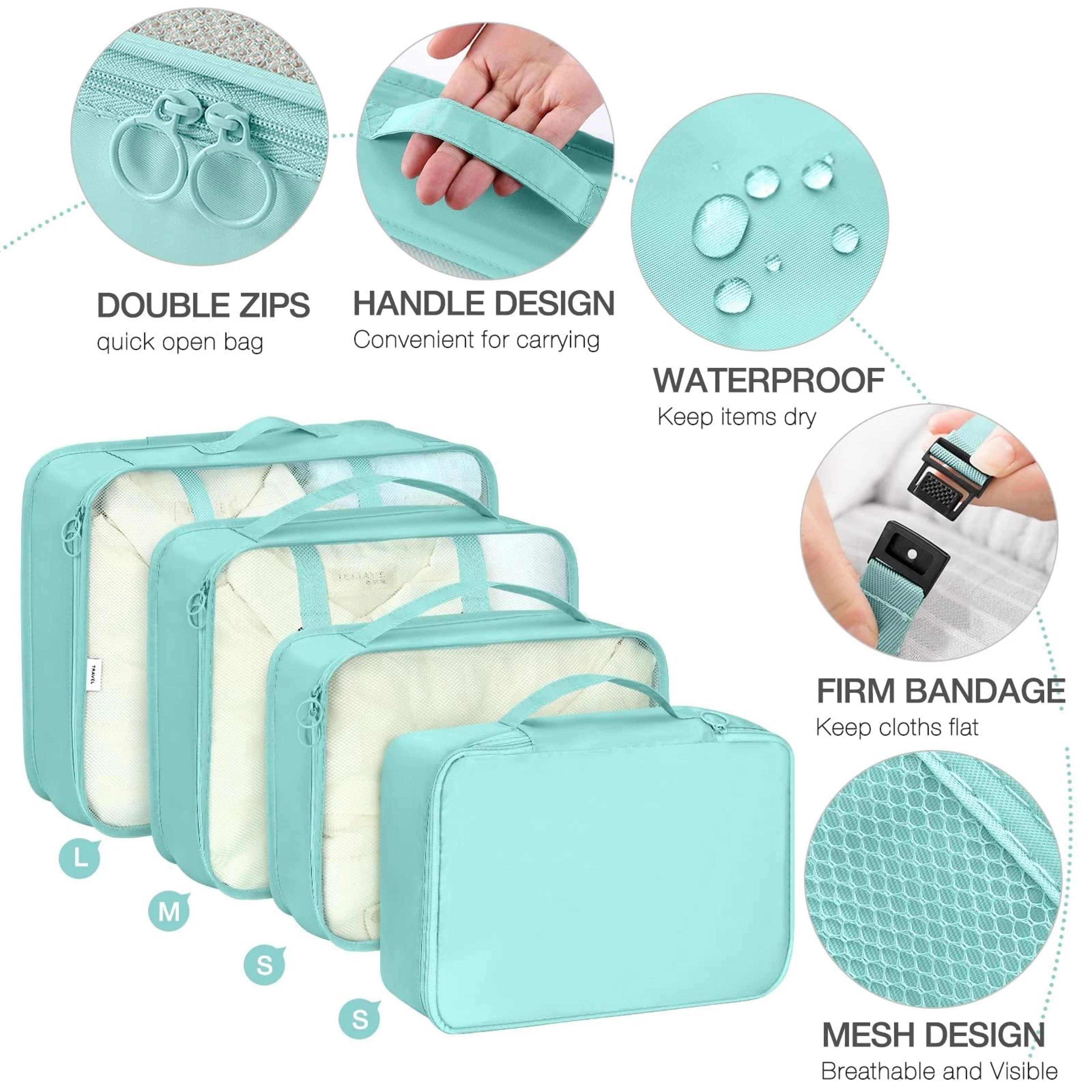 7 Piece Travel Packing Cubes Set 2