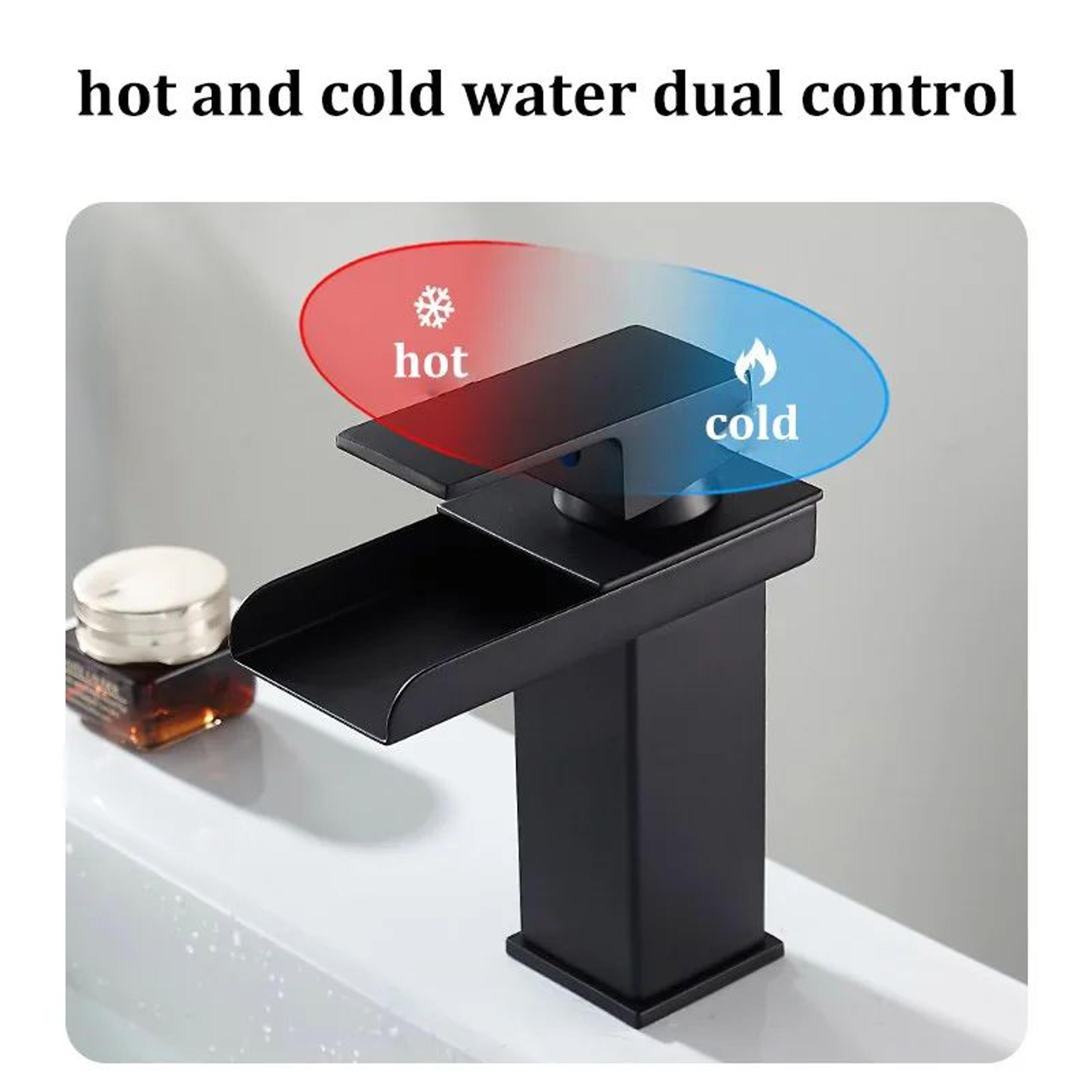 Stainless Steel Waterfall Basin Faucet 4
