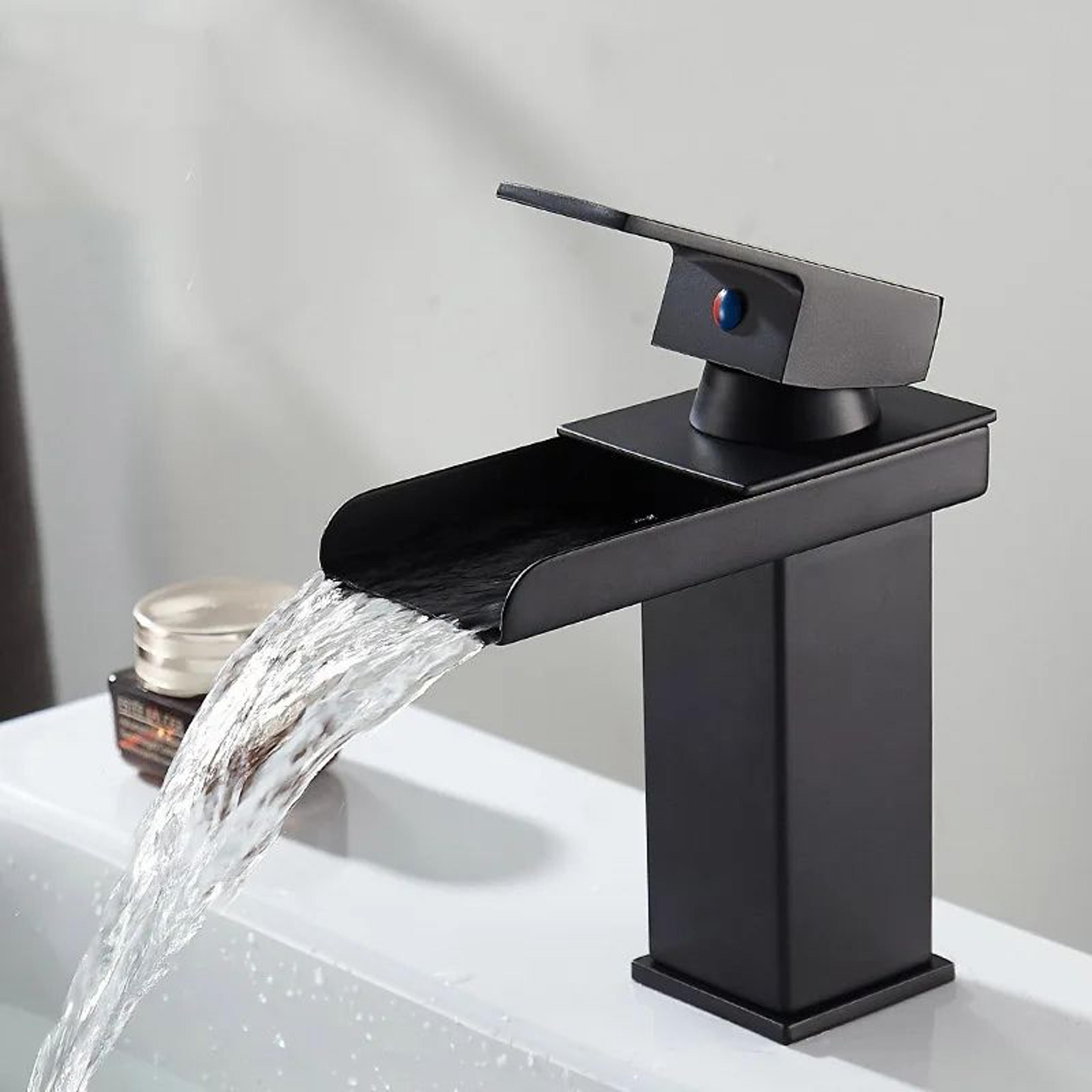 Stainless Steel Waterfall Basin Faucet 13
