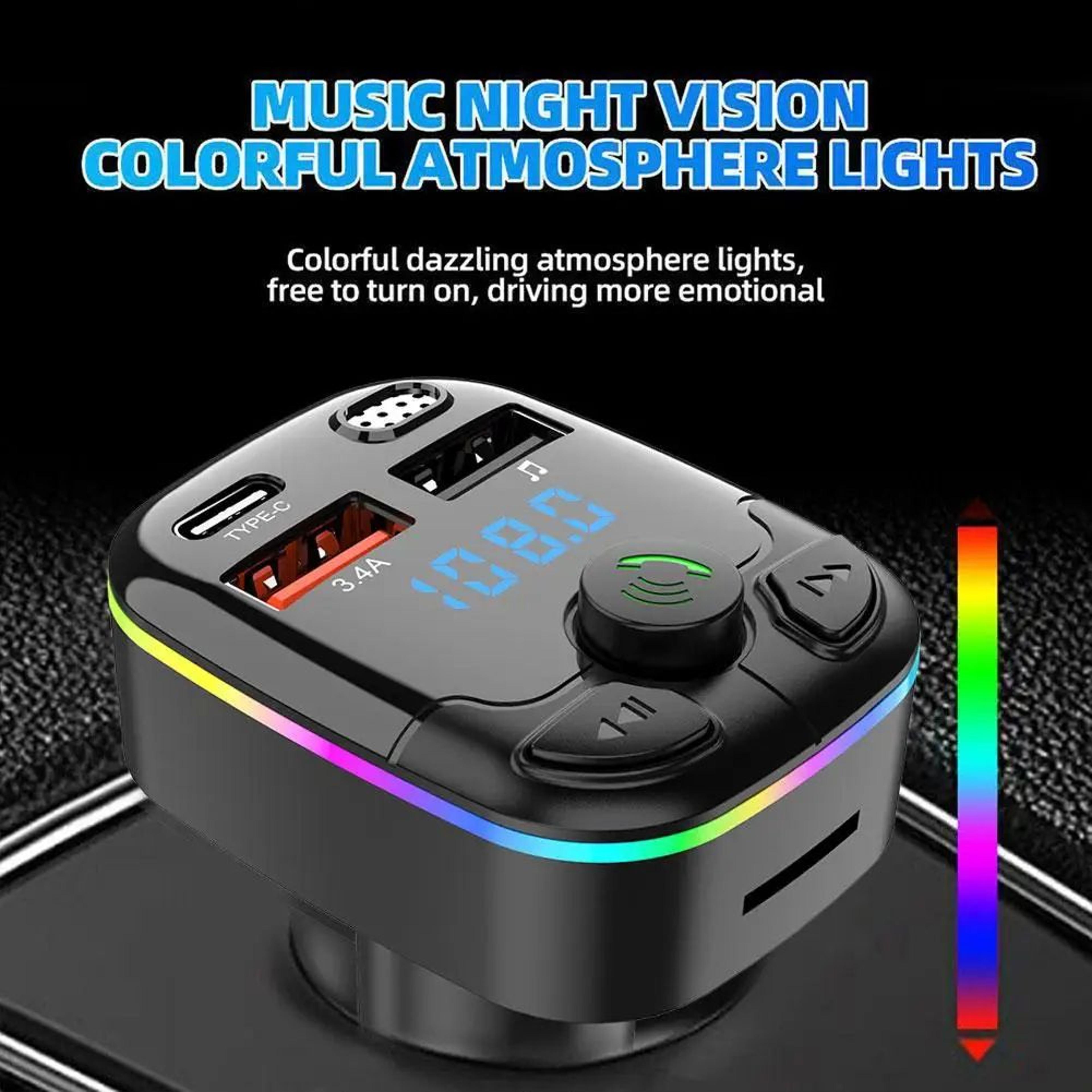 Bluetooth FM Transmitter Car Charger 2