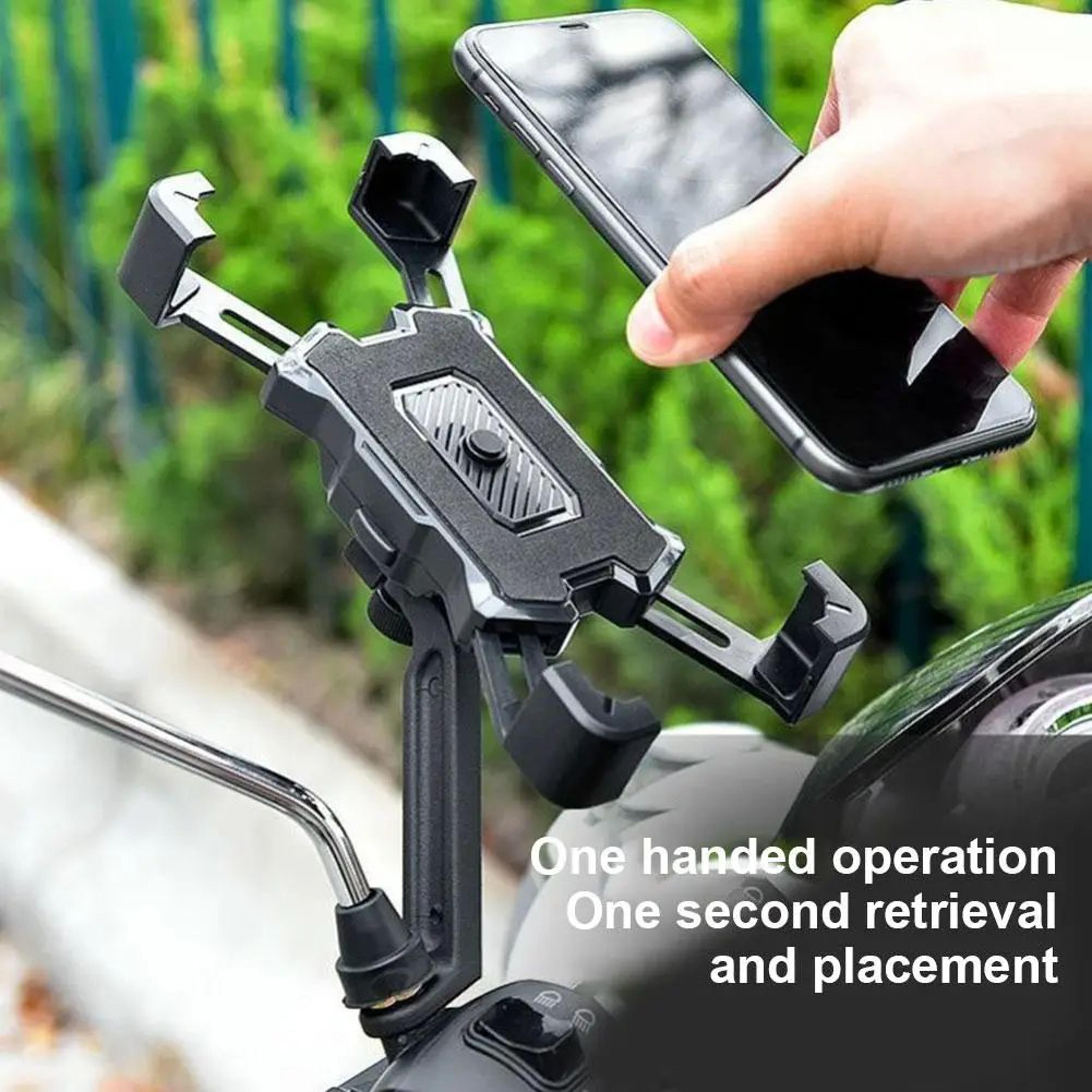 360 degree motorcycle bike phone holder