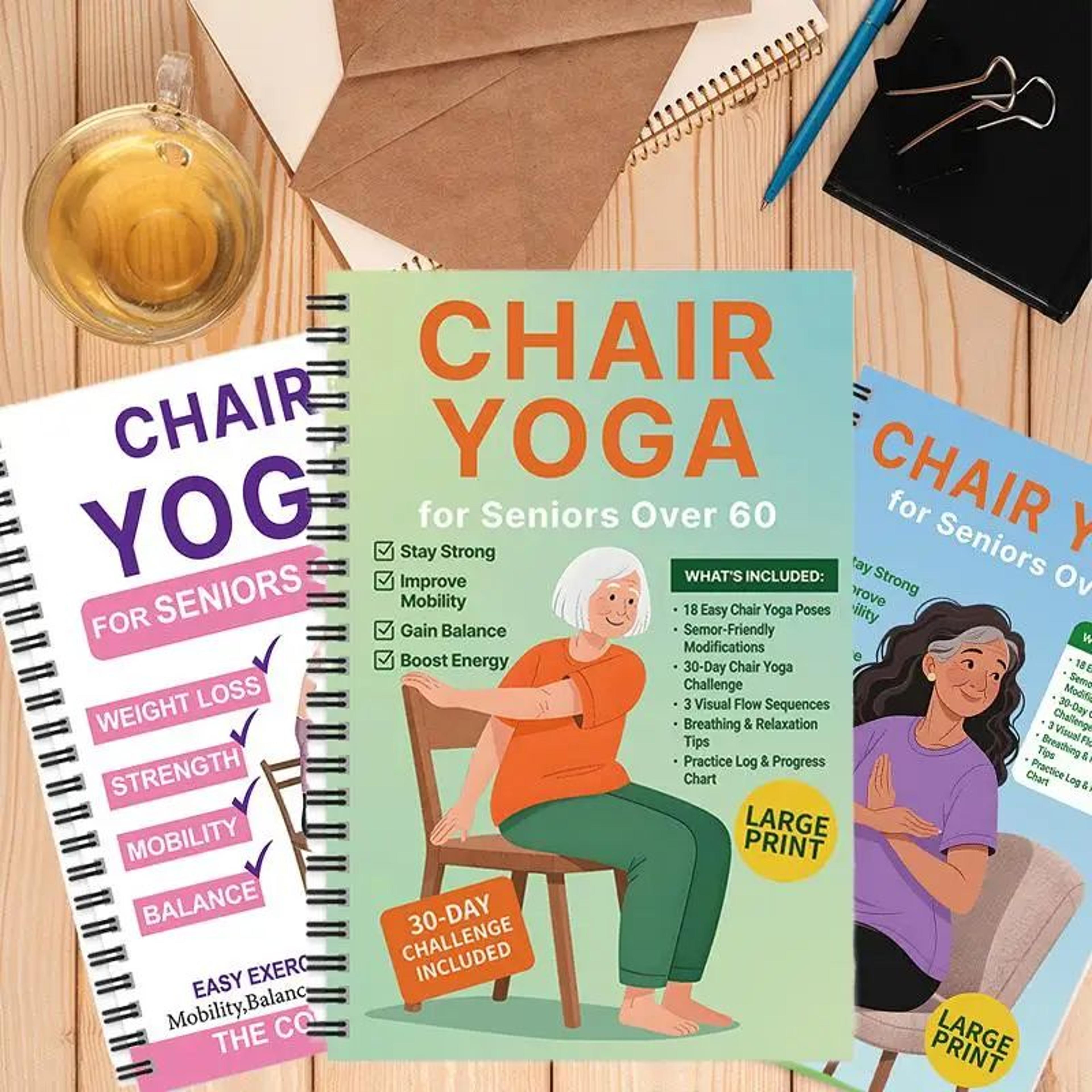 Chair Yoga Exercise Book For Seniors 7