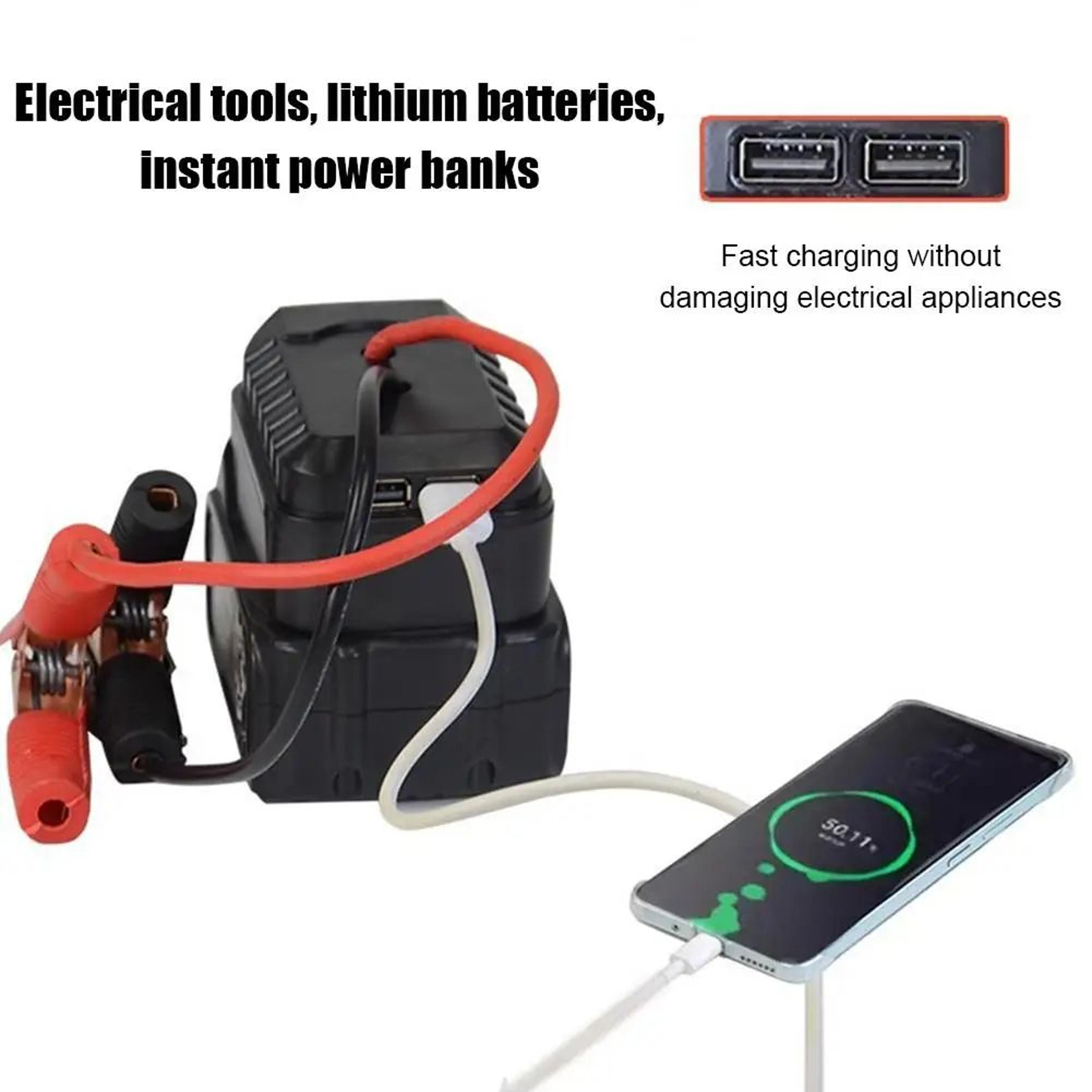 Car Emergency Starter Battery Converter Clips 4
