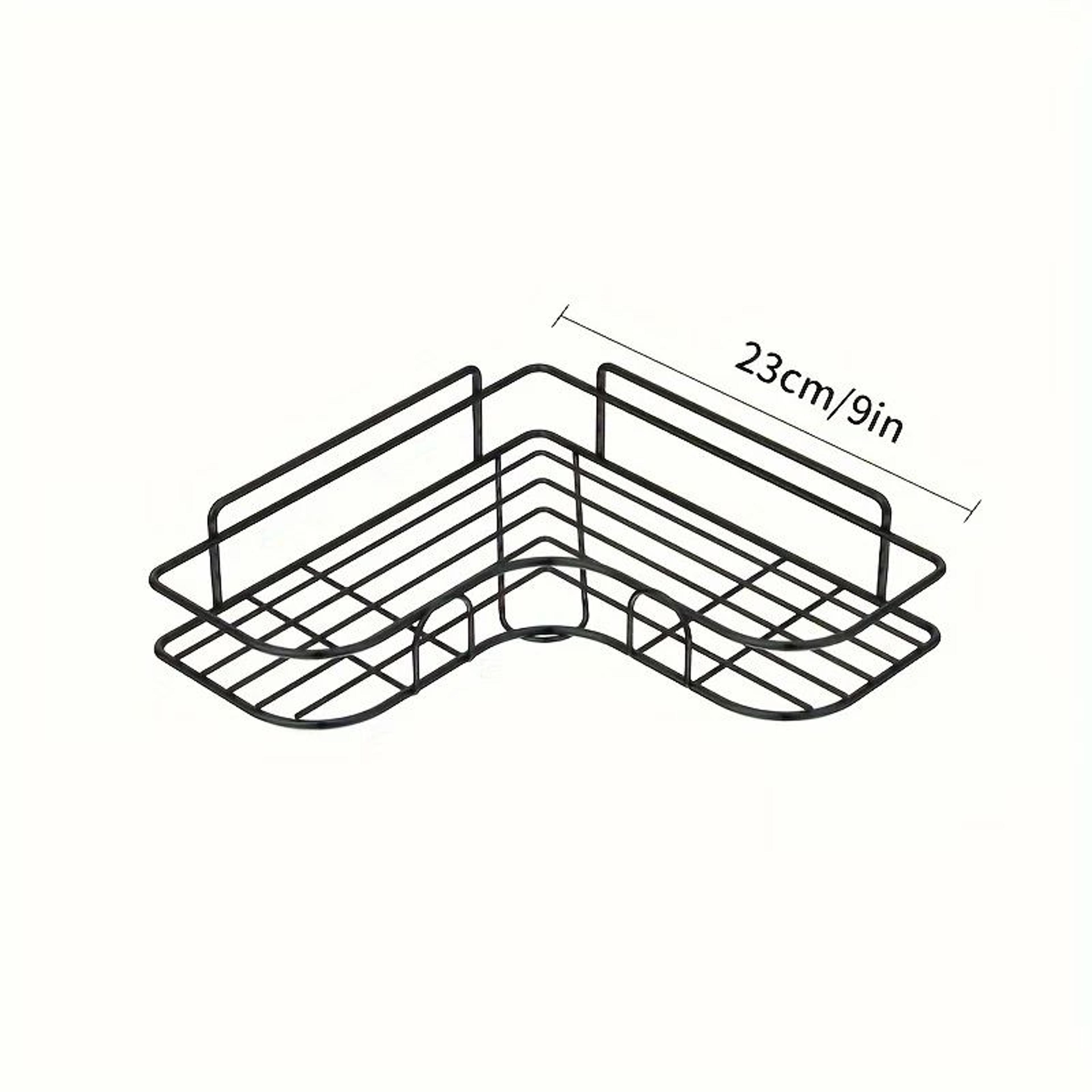 Stainless Steel Corner Shower Storage Rack 5