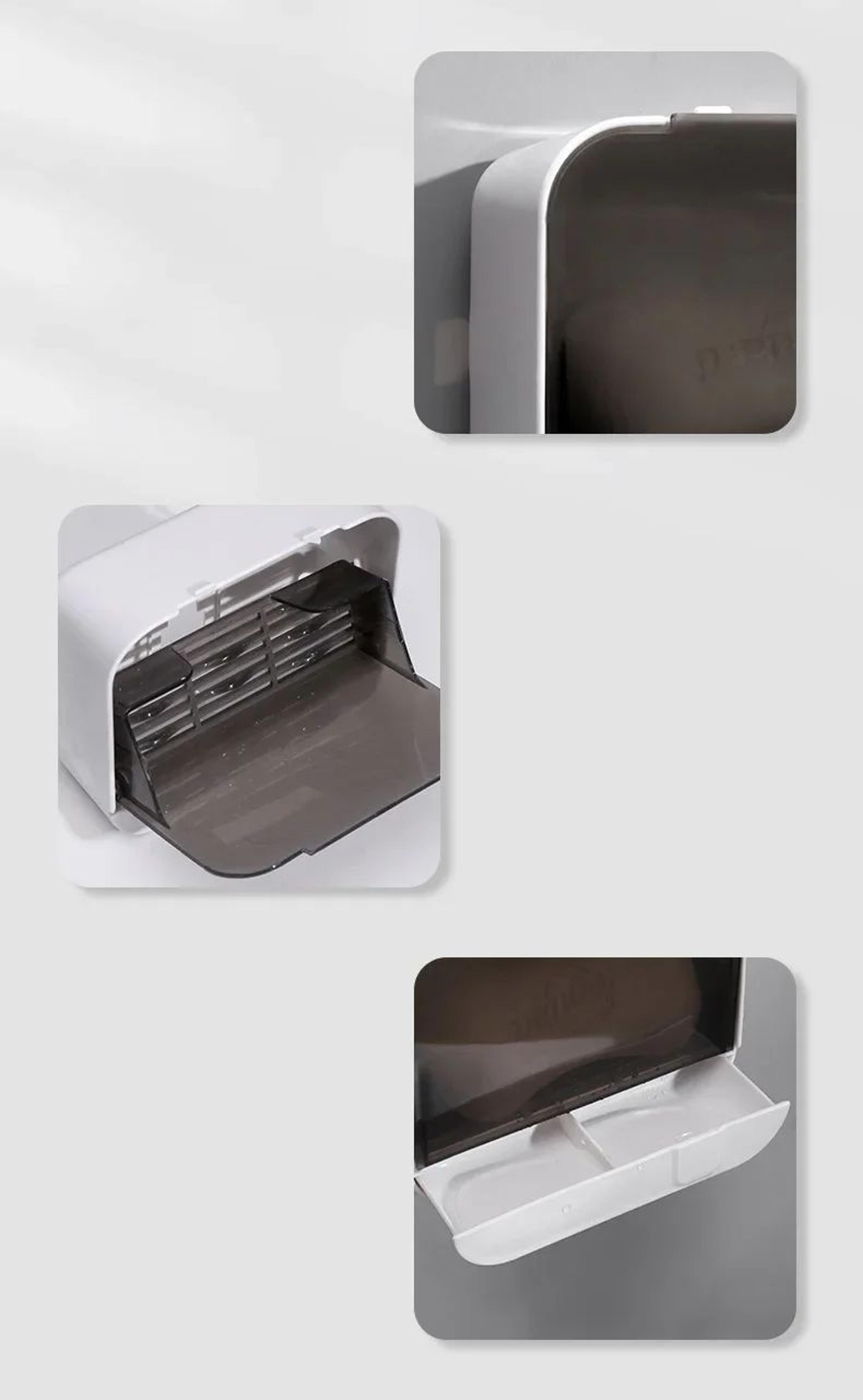 Wall Mounted Flip Lid Soap Holder 9