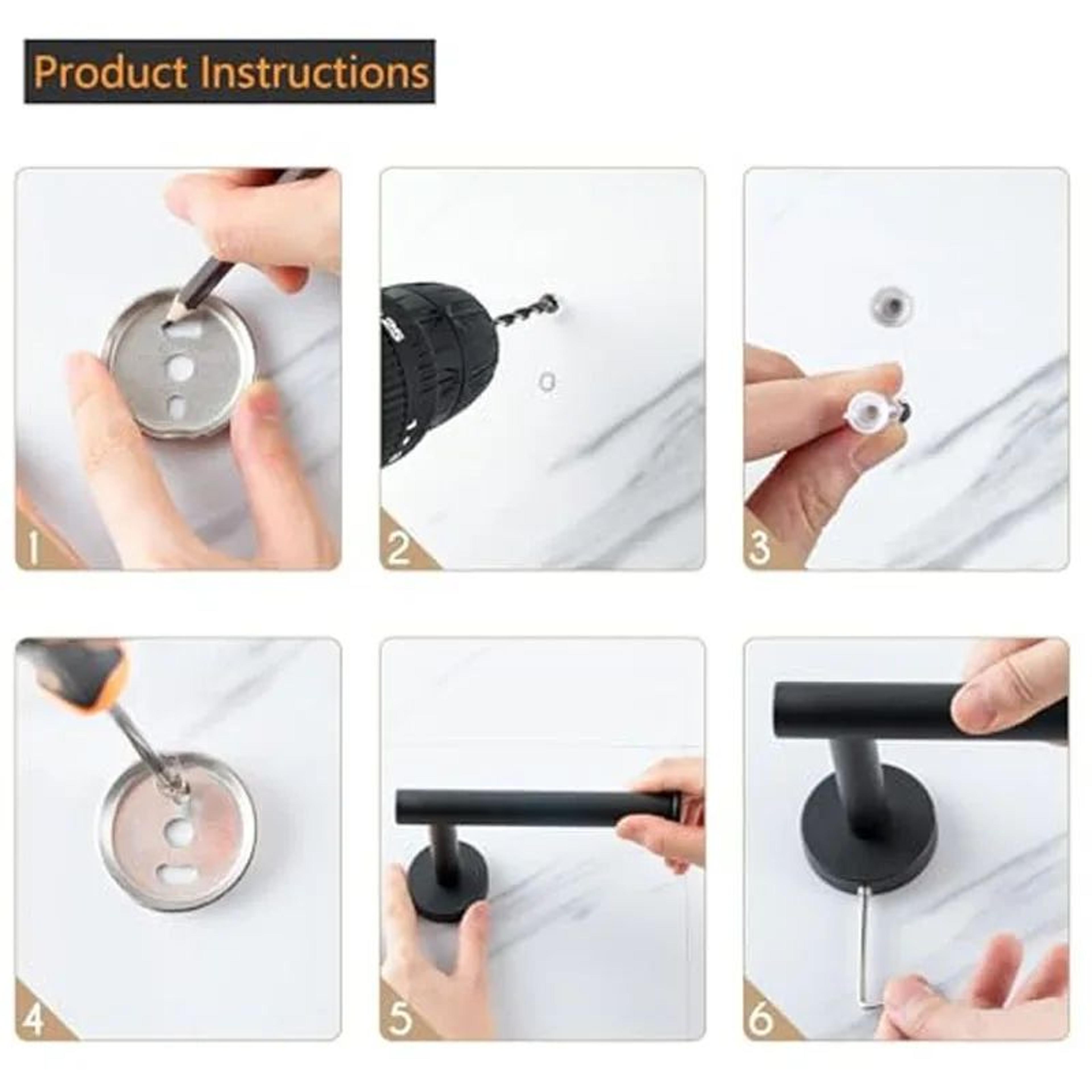 Stainless Steel Toilet Paper Holder 4