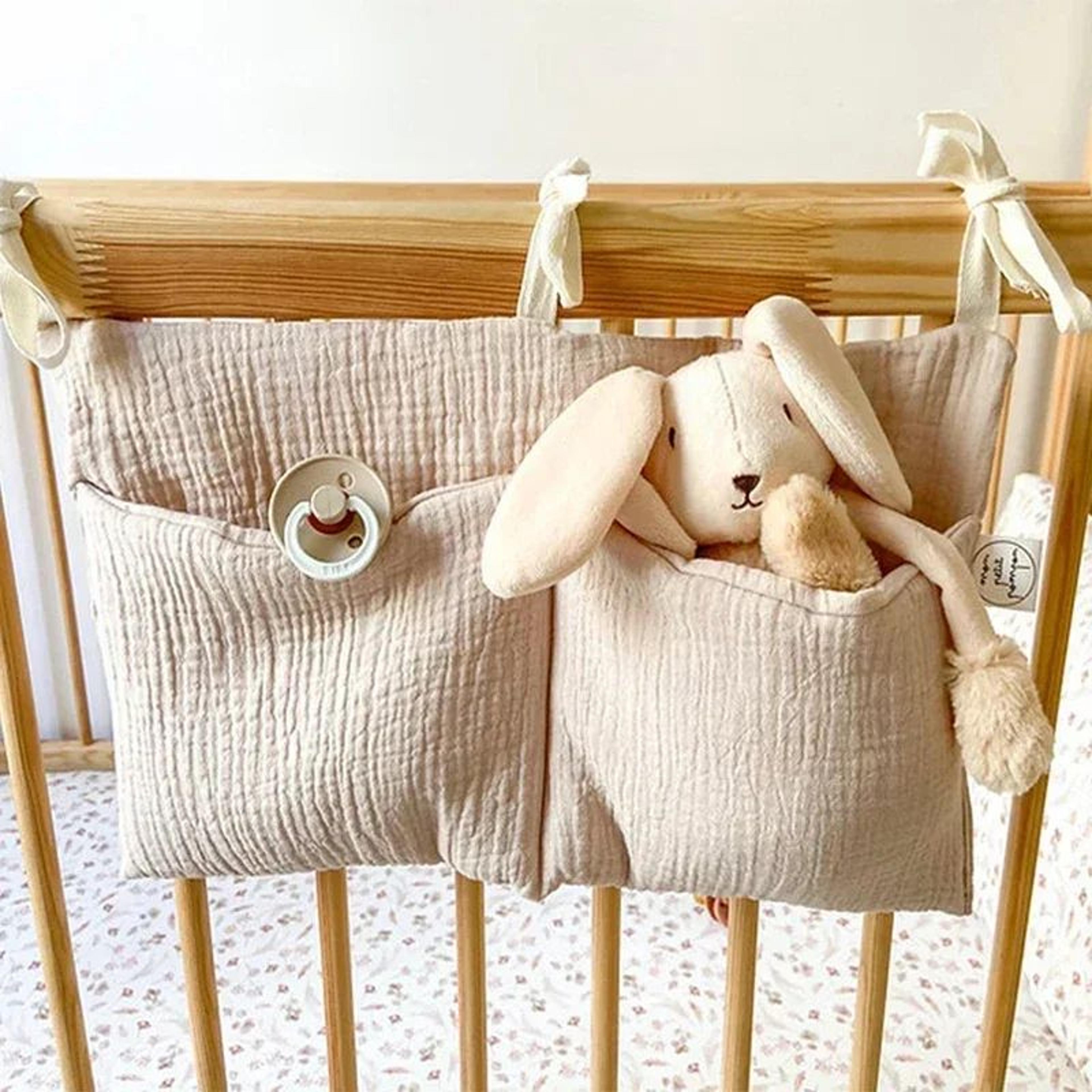 Cotton Baby Crib Storage Organizer 2