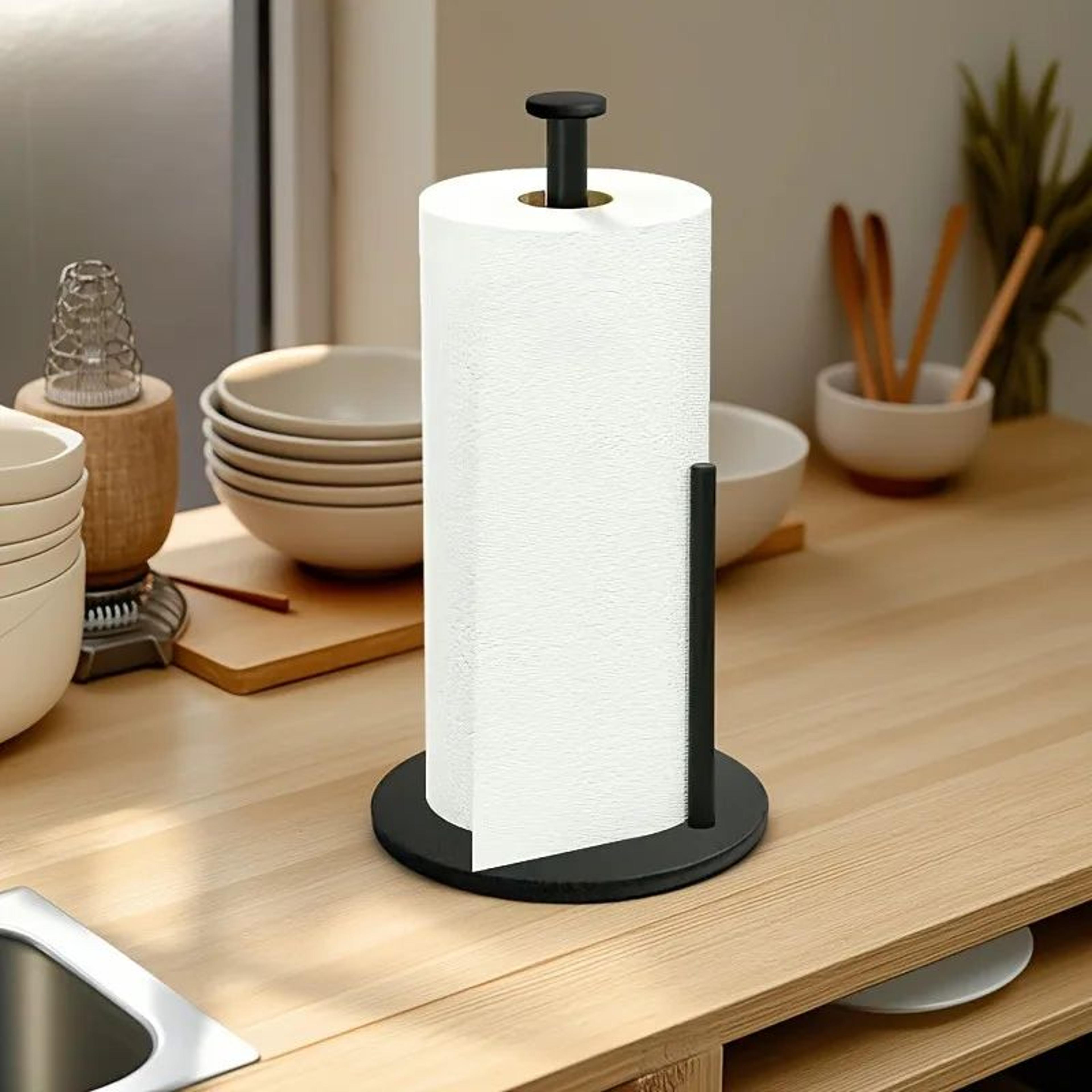 Stainless Steel Countertop Paper Towel Holder 1