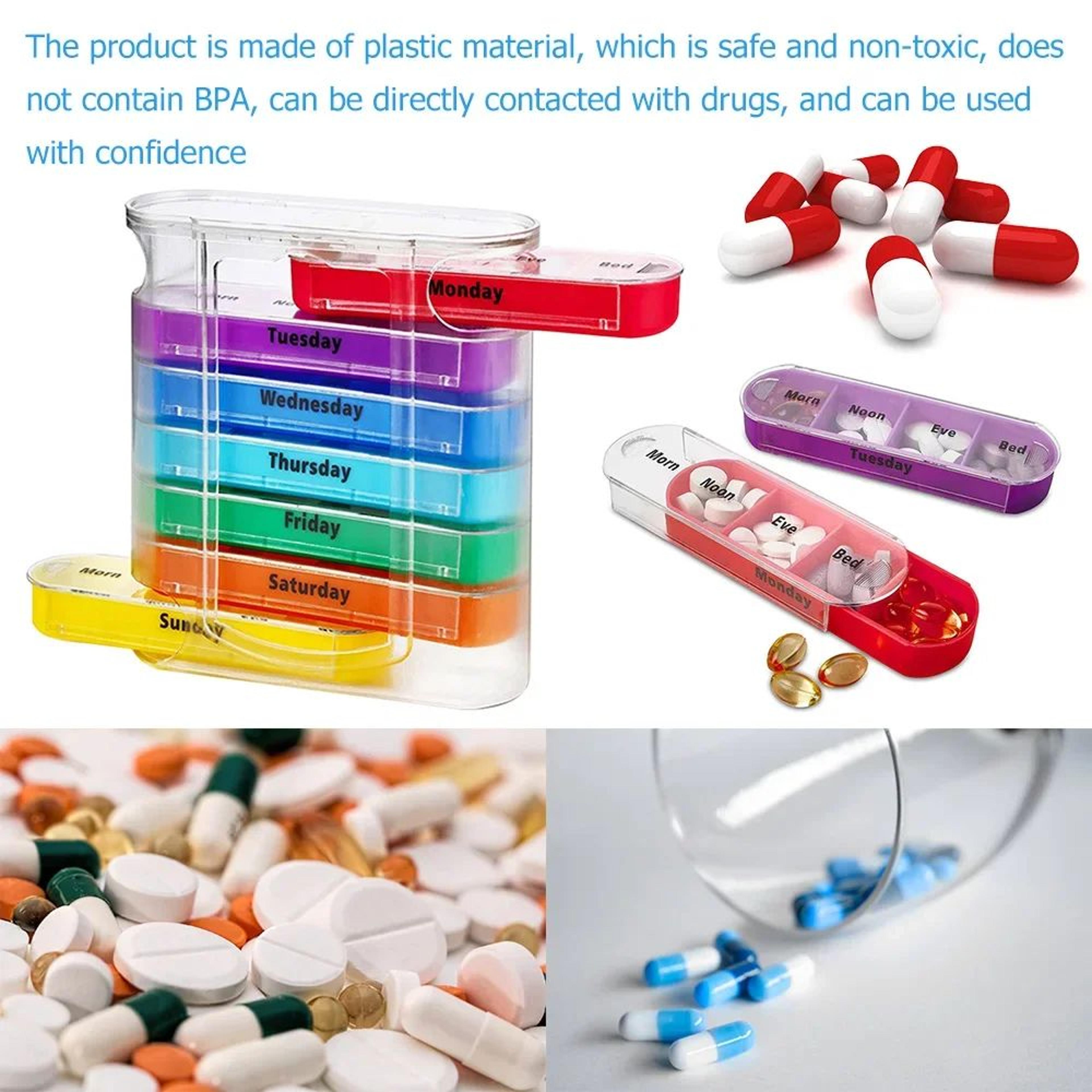 7 Day Weekly Pill Organizer Box 1