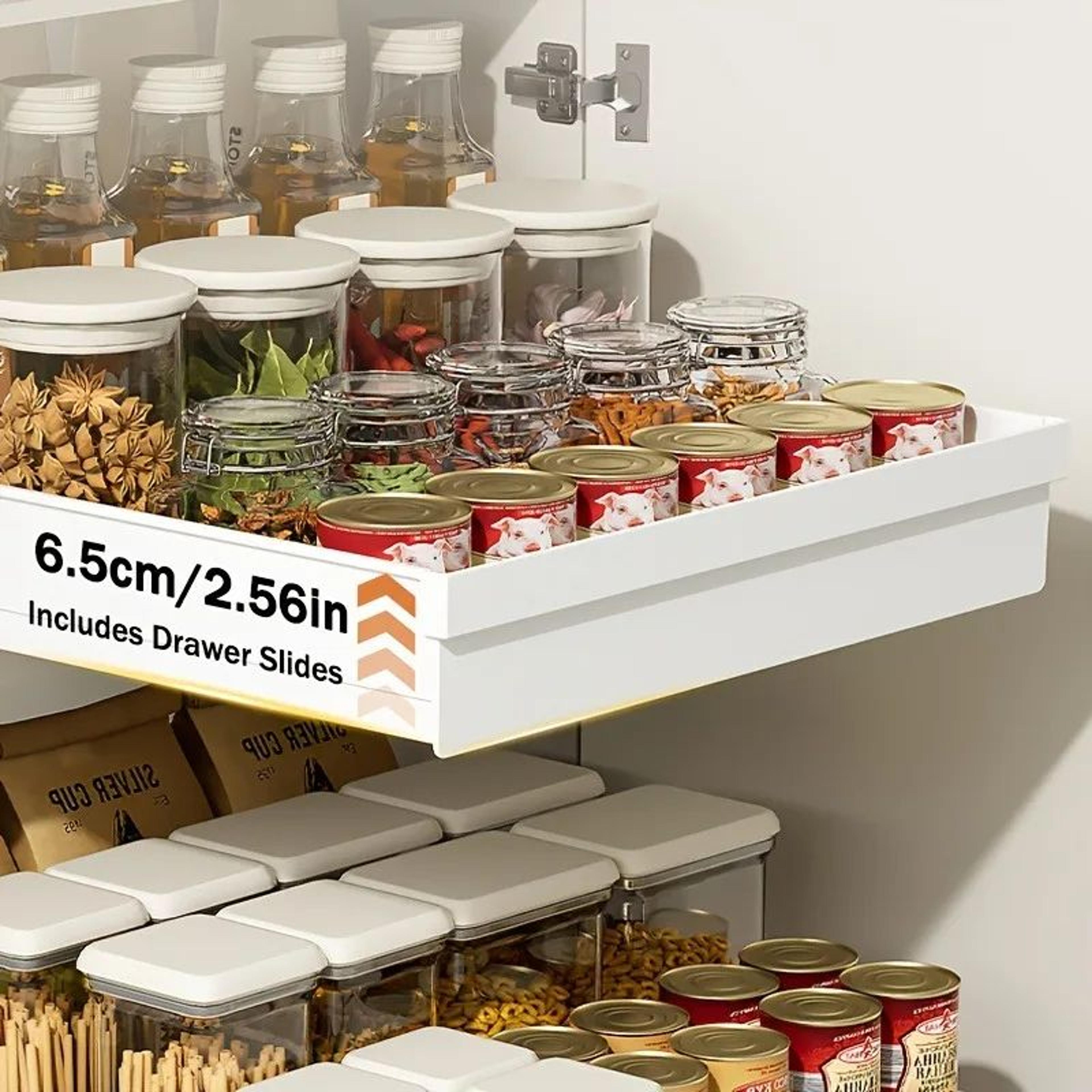 No Drill Slide Out Cabinet Organizer 2