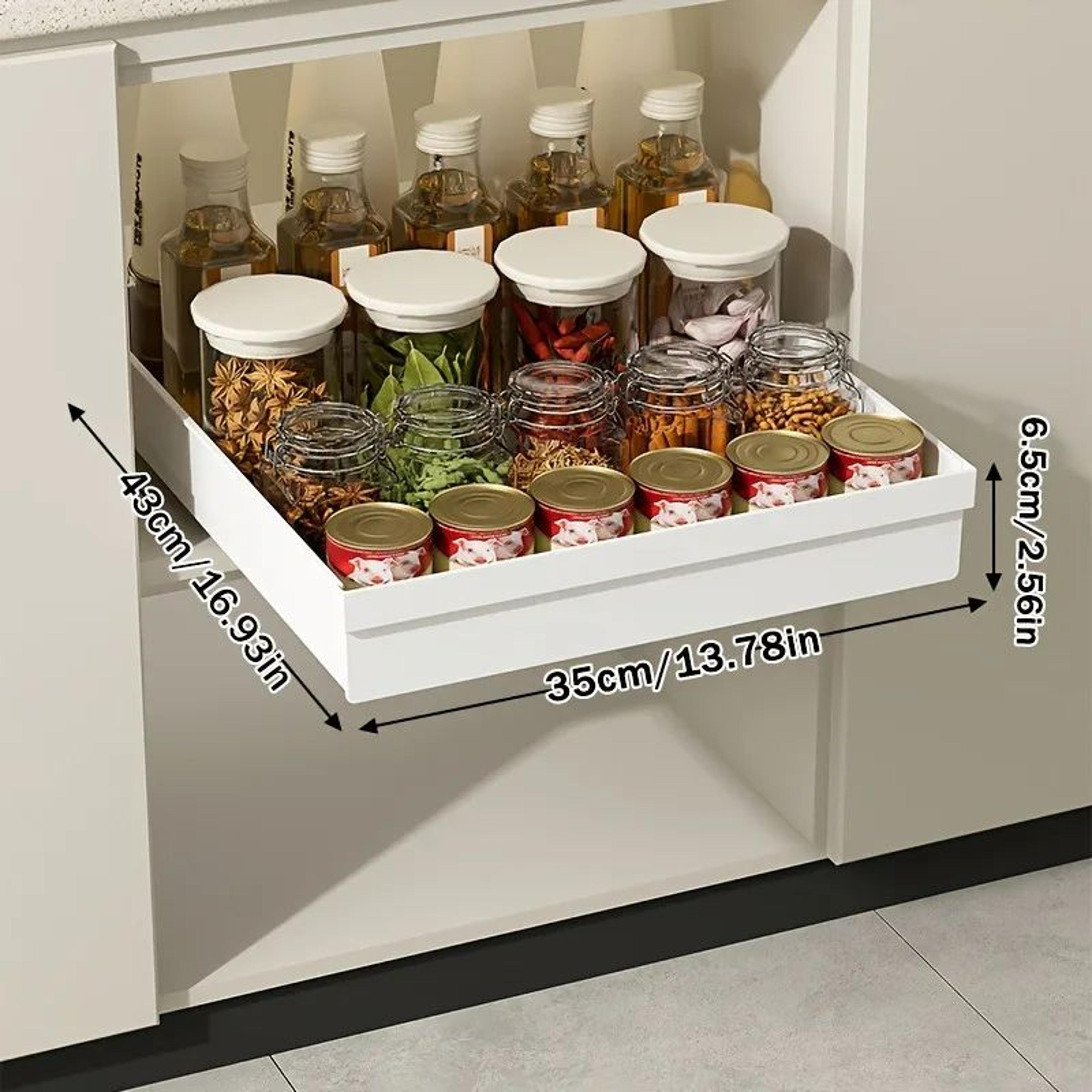 No Drill Slide Out Cabinet Organizer 12