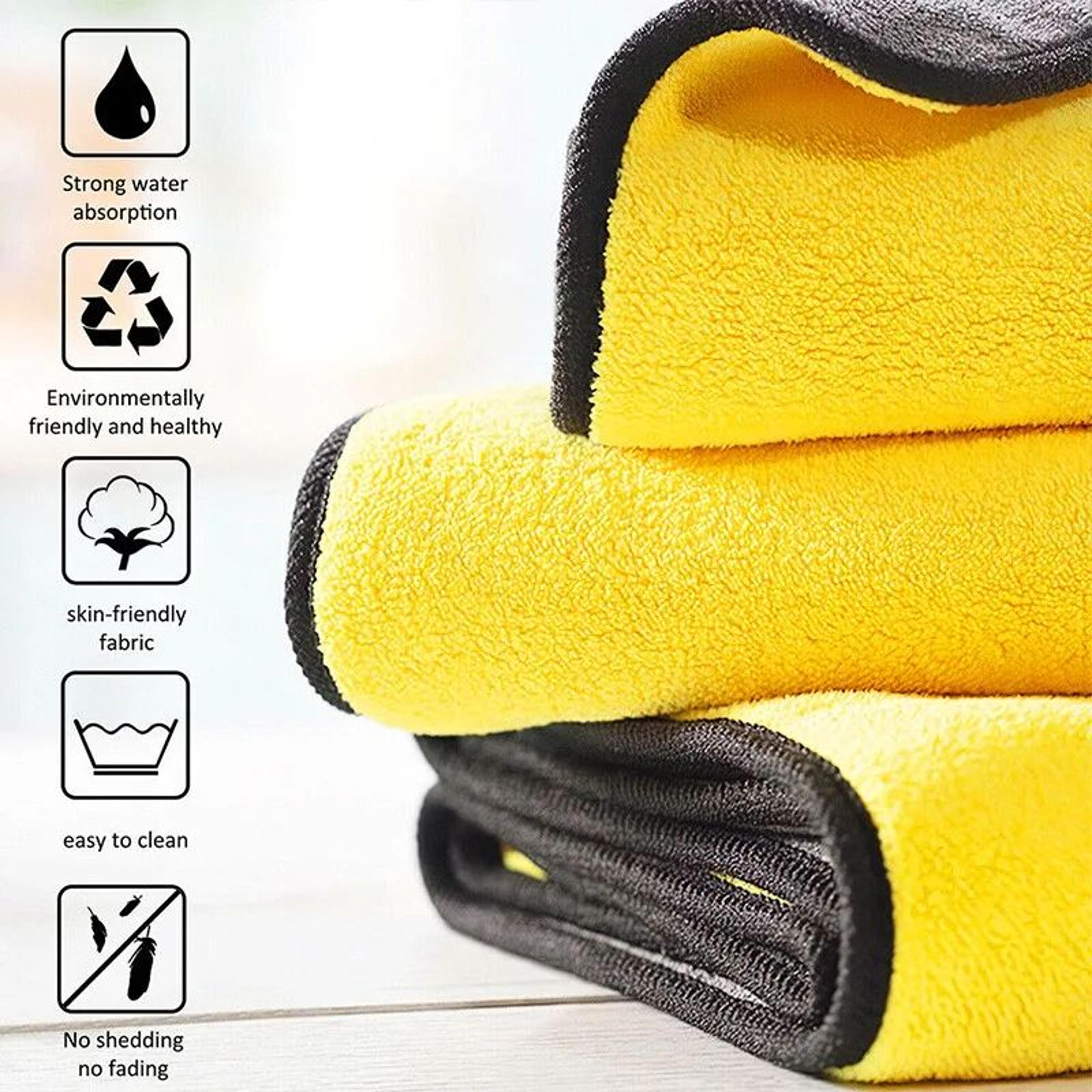 Microfiber Car Cleaning Towel Set 3