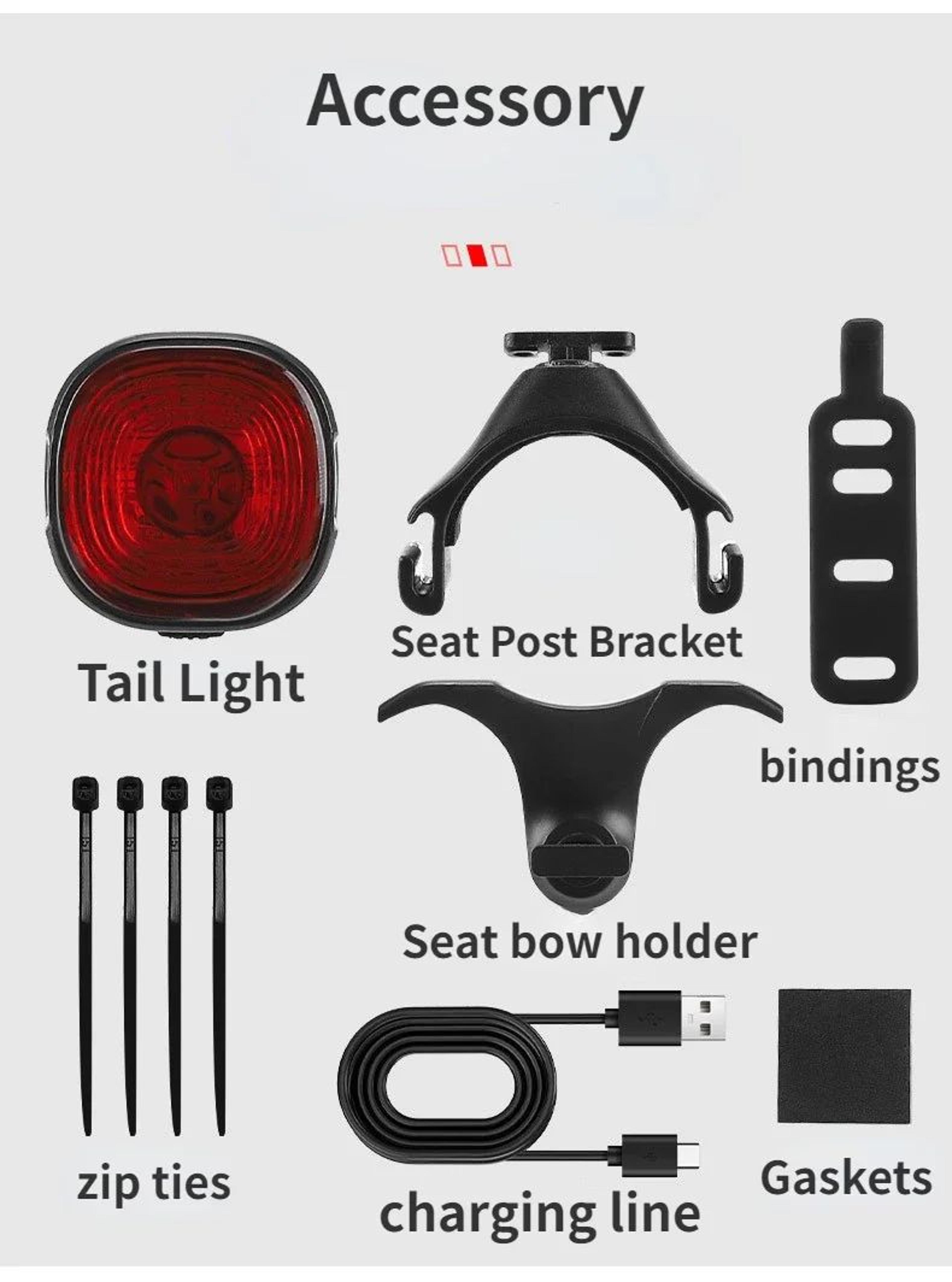Smart Brake Sensor Bicycle Rear Light 8